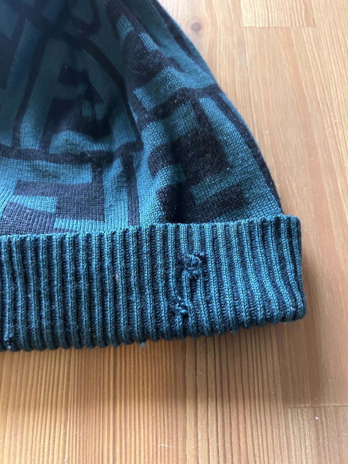 Fendi FF Zucca Monogram Beanie Size ONE SIZE - 3 Thumbnail