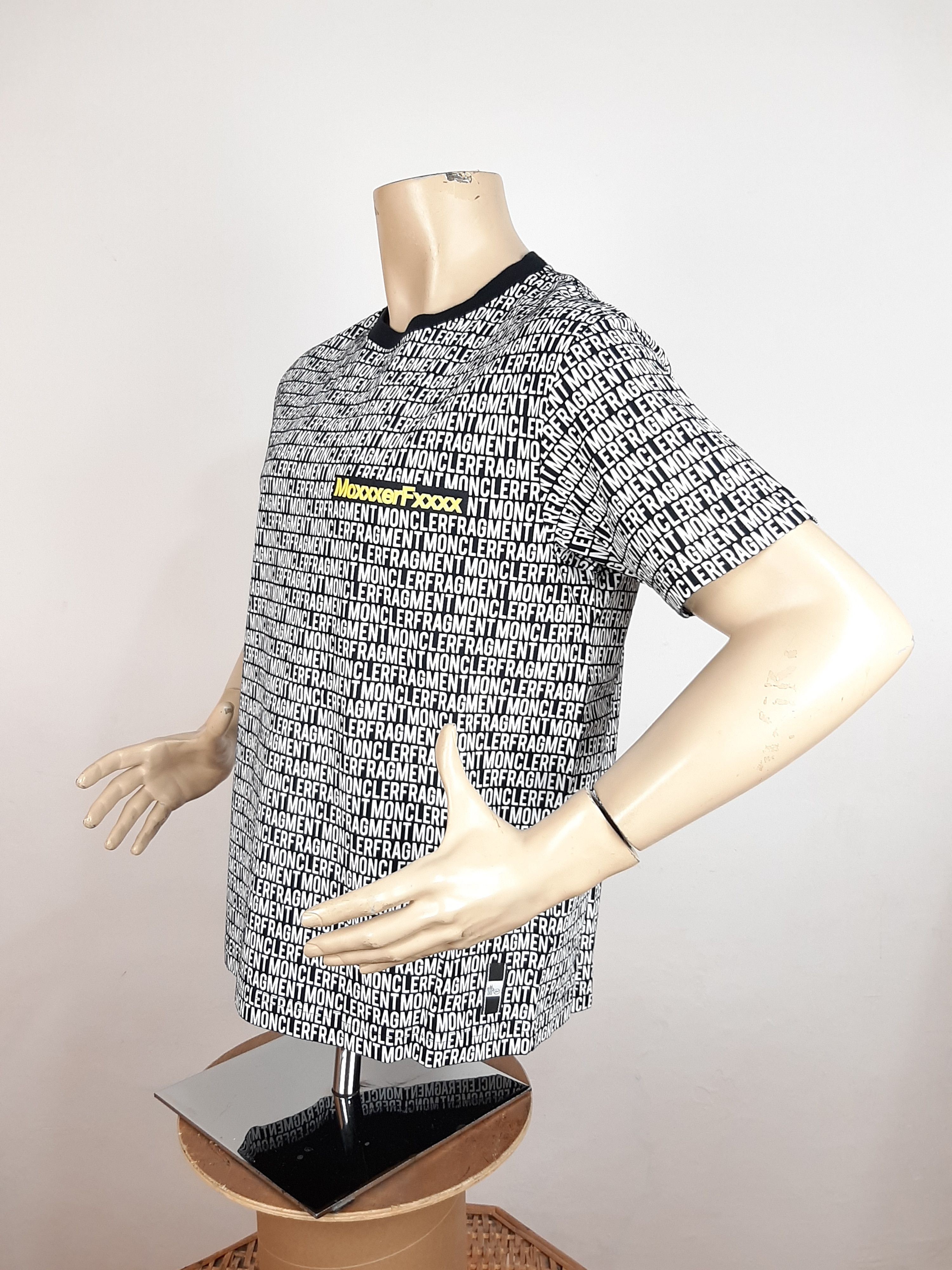 Moncler Genius 7 x Fragment T-Shirt Multicolor Men's Size S