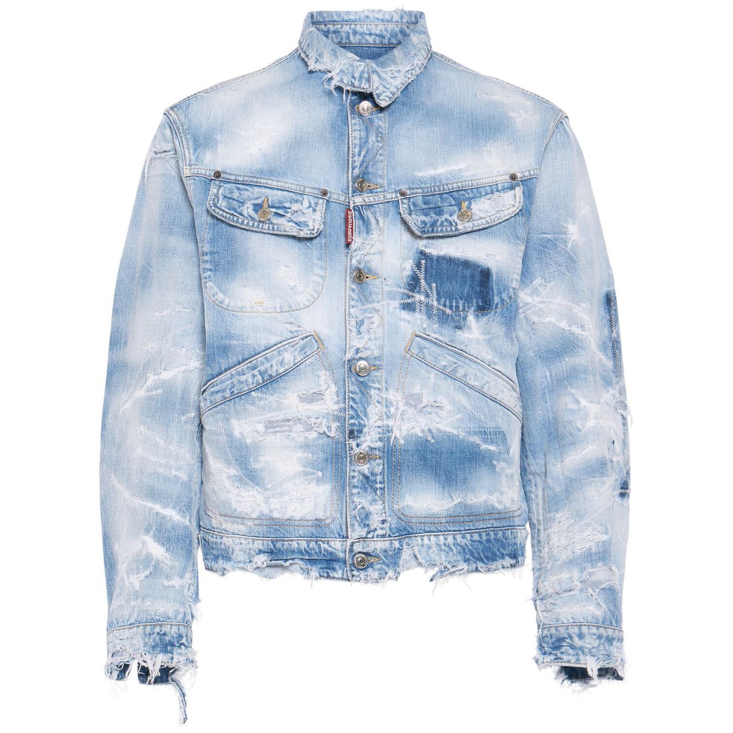 DSQUARED2 70's Blue Denim Jacket New & Authentic (Men's size