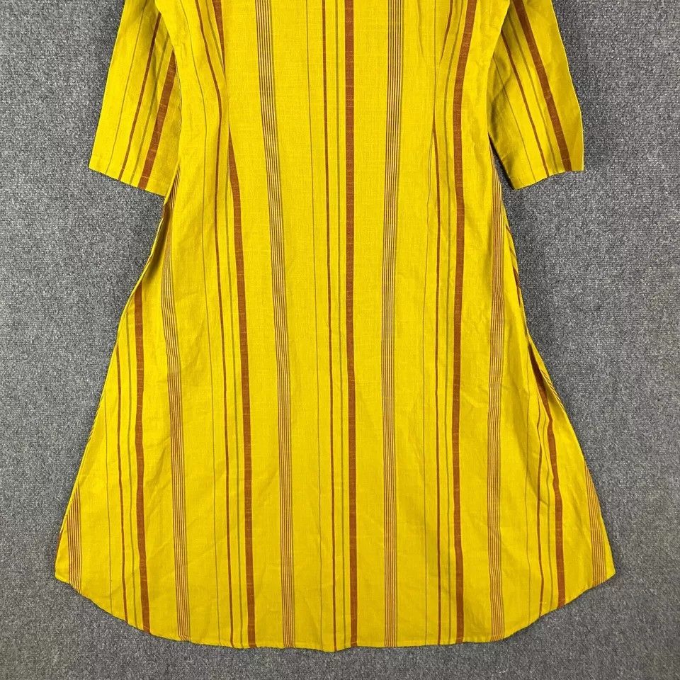 Other Jini Nimi Dress Women's Medium Indian Button Up Scarf Ribbon Size M / US 6-8 / IT 42-44 - 9 Thumbnail