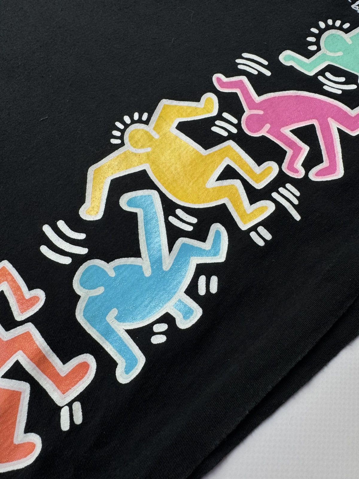 Keith Haring Vintage Keith Haring "Pop Shop" Long Sleeve Tee Size US XL / EU 56 / 4 - 3 Thumbnail