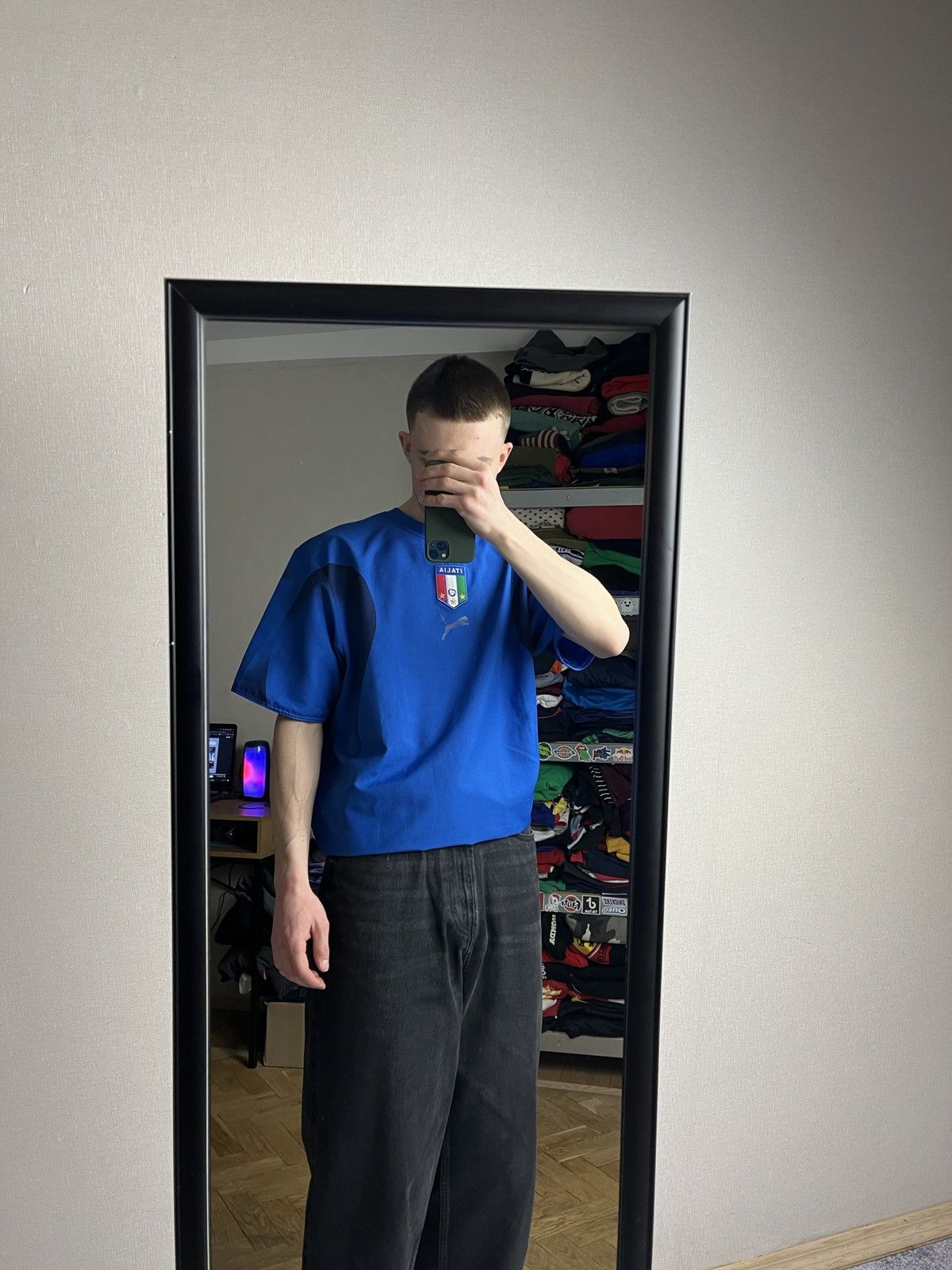 Puma × Vintage Vintage Puma Italy 2006/07 Football Shirt Soccer Jersey Rare Size US XL / EU 56 / 4 - 2 Thumbnail