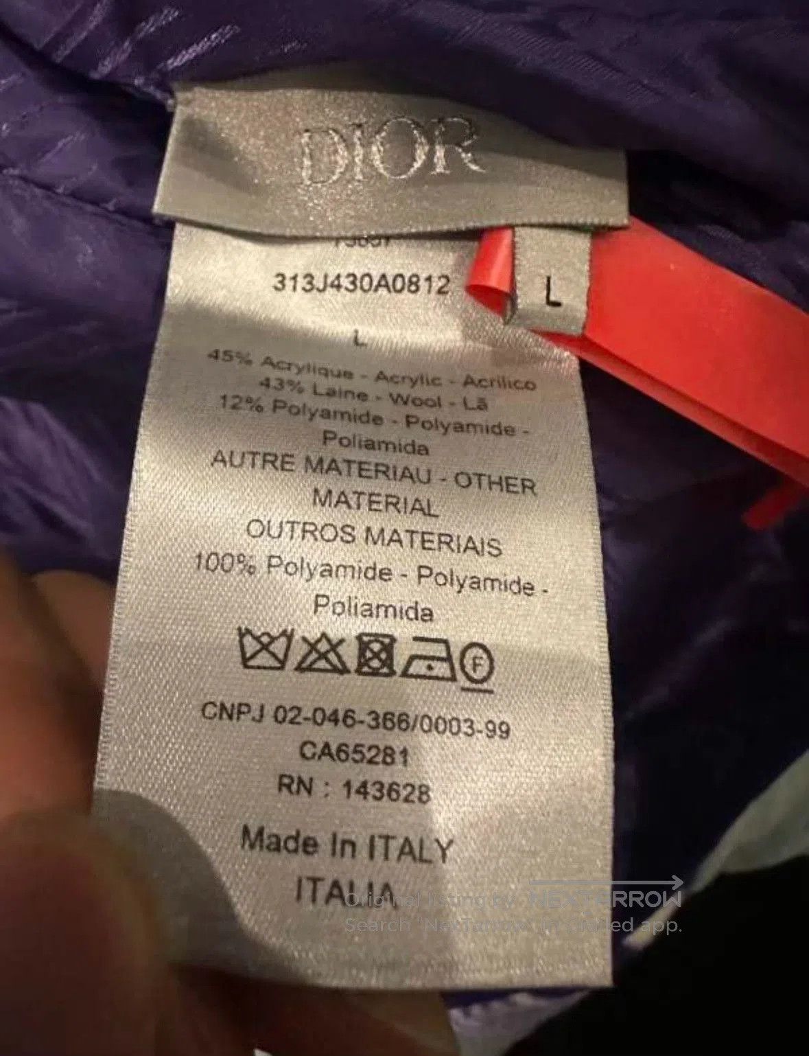 Dior Dior Geometric Print Reversible Vest. Size US L / EU 52-54 / 3 - 3 Thumbnail