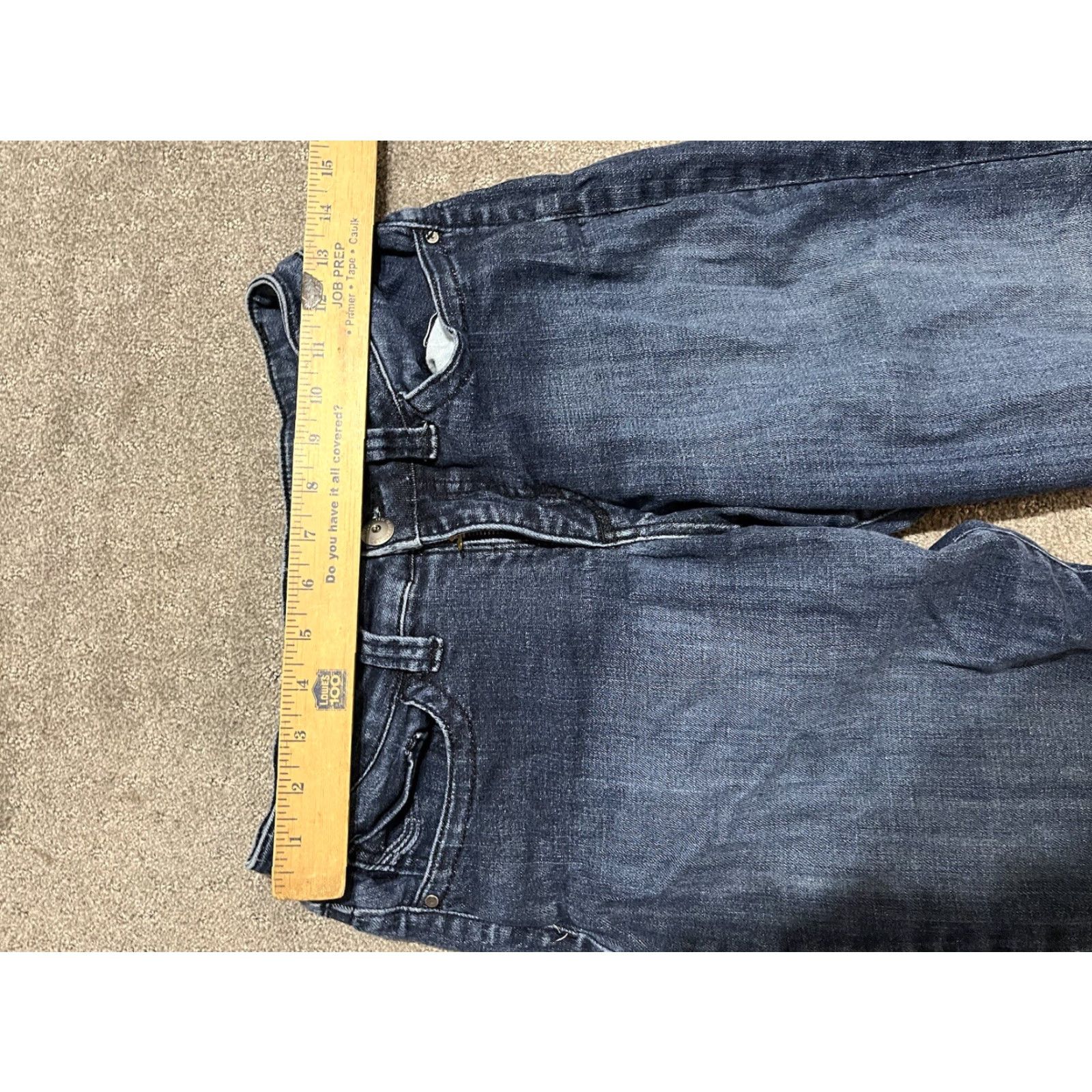 Lee Lee Jeans Women 26 Blue Denim Bootcut Slender Secret Low Rise 26x27 Slim Classic 5-Pocket Denim Jeans Size 26" / US 2 / IT 38 - 6 Thumbnail