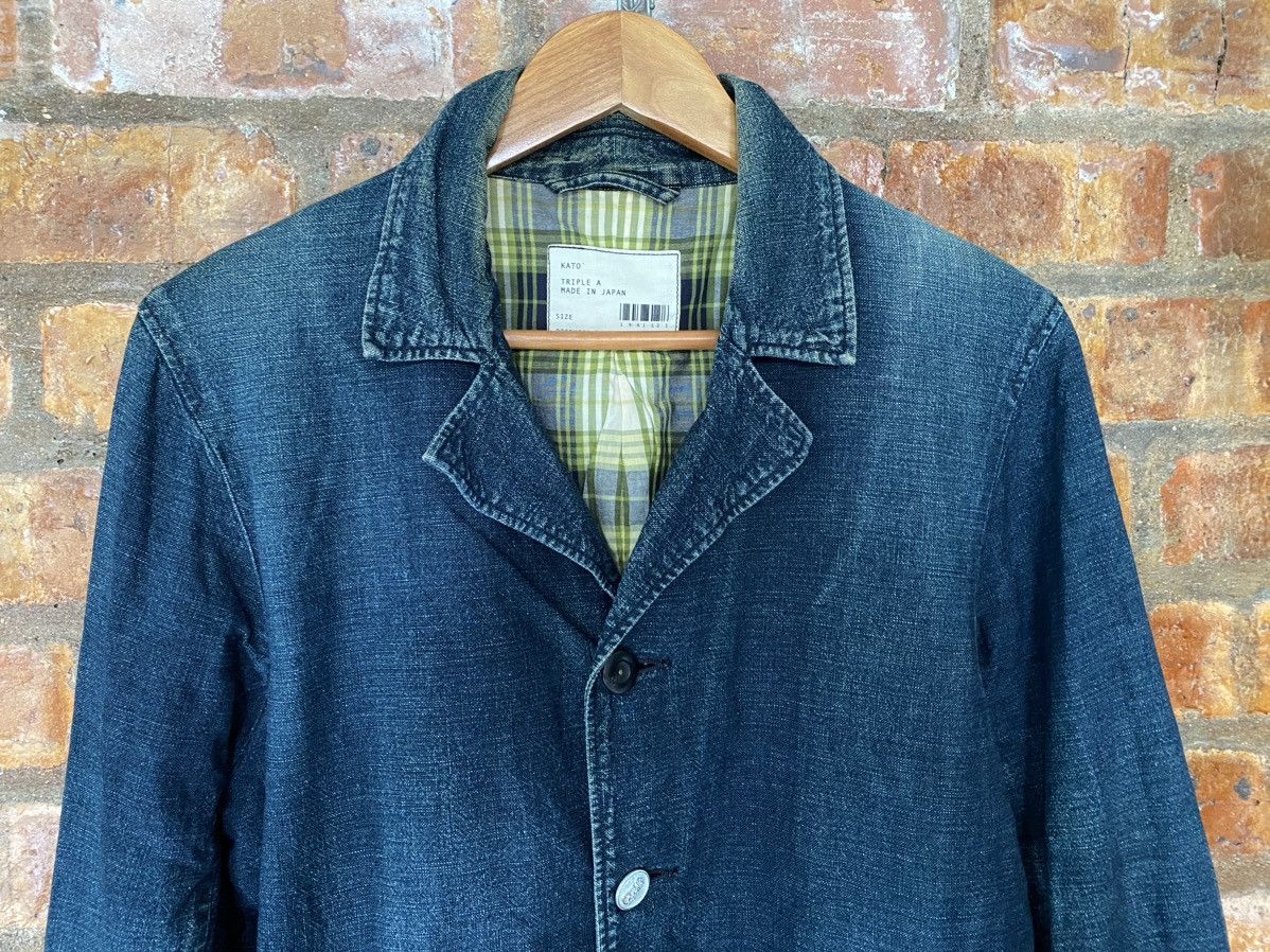 45rpm Iconic KATO indigo Faded Jacket Size US M / EU 48-50 / 2 - 3 Thumbnail