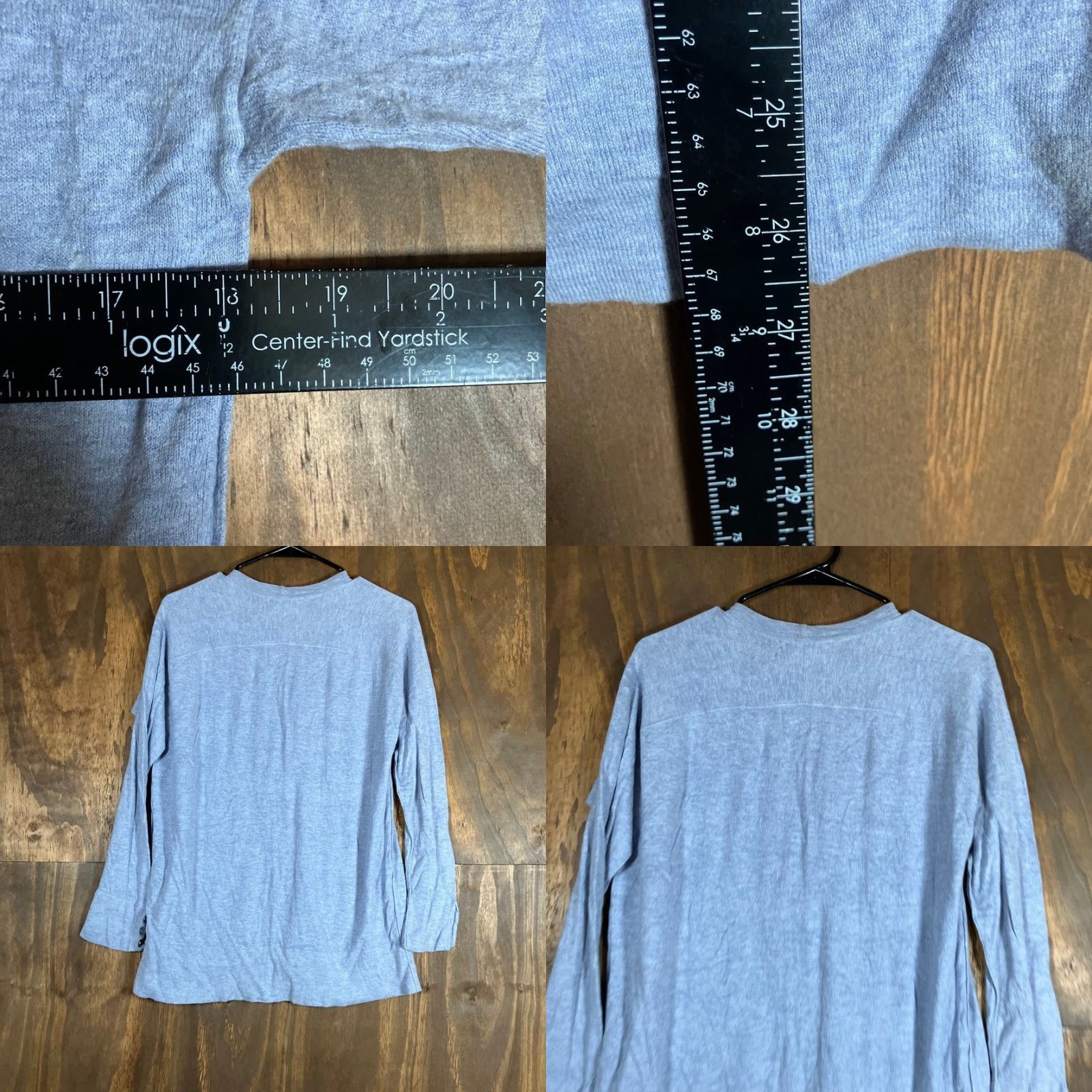Banana Republic Banana Republic Cardigan Sweater Womens Lavender Button Wool Modal Blend Large Knitted V-Neck Pocketed Cardigan, Casual Workwear Preppy L Size L / US 10 / IT 46 - 8 Thumbnail
