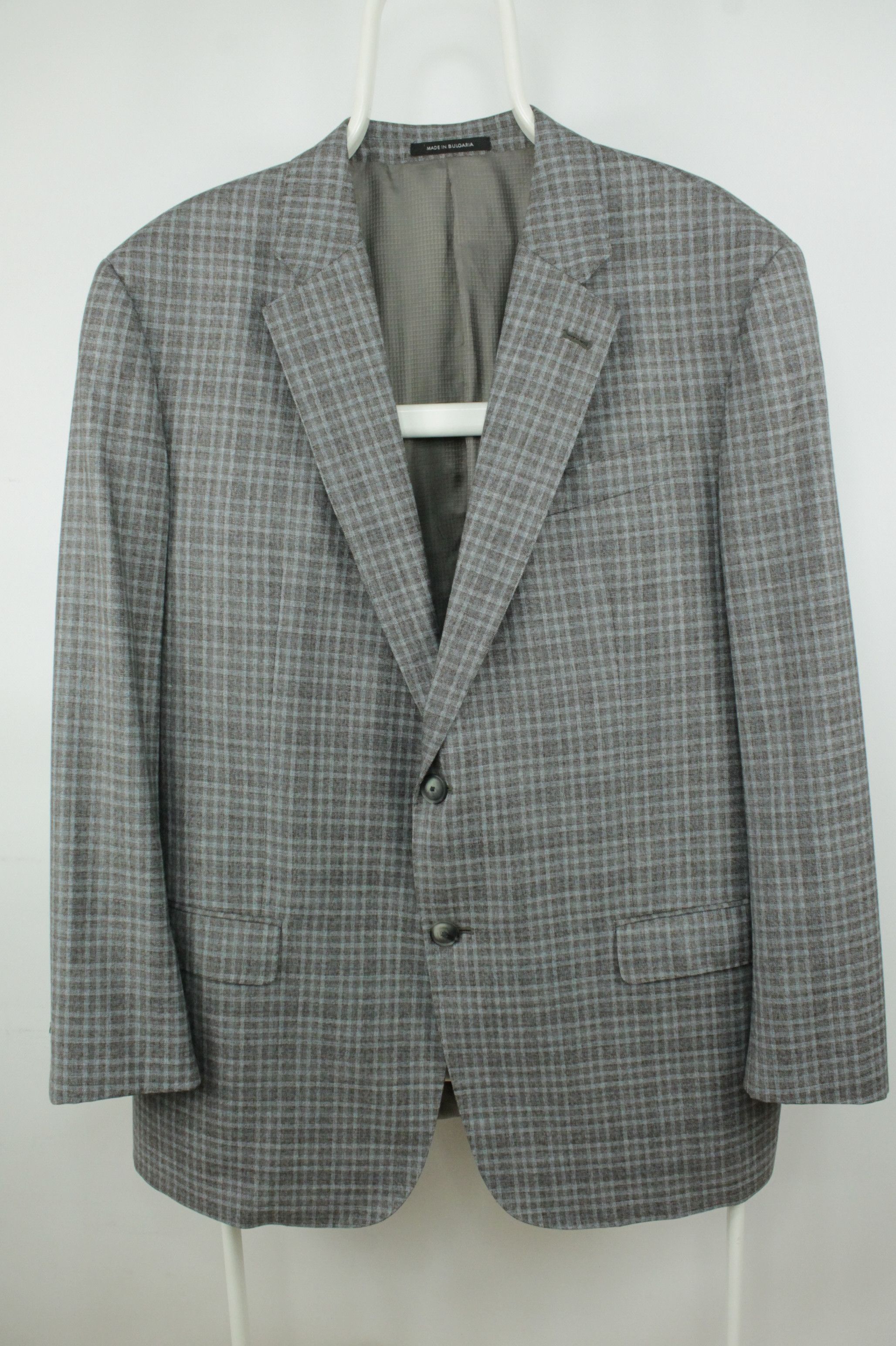 Emporio Armani Emporio Armani G-Line Super 130's Check Sports Jacket Size 48R - 1 Thumbnail