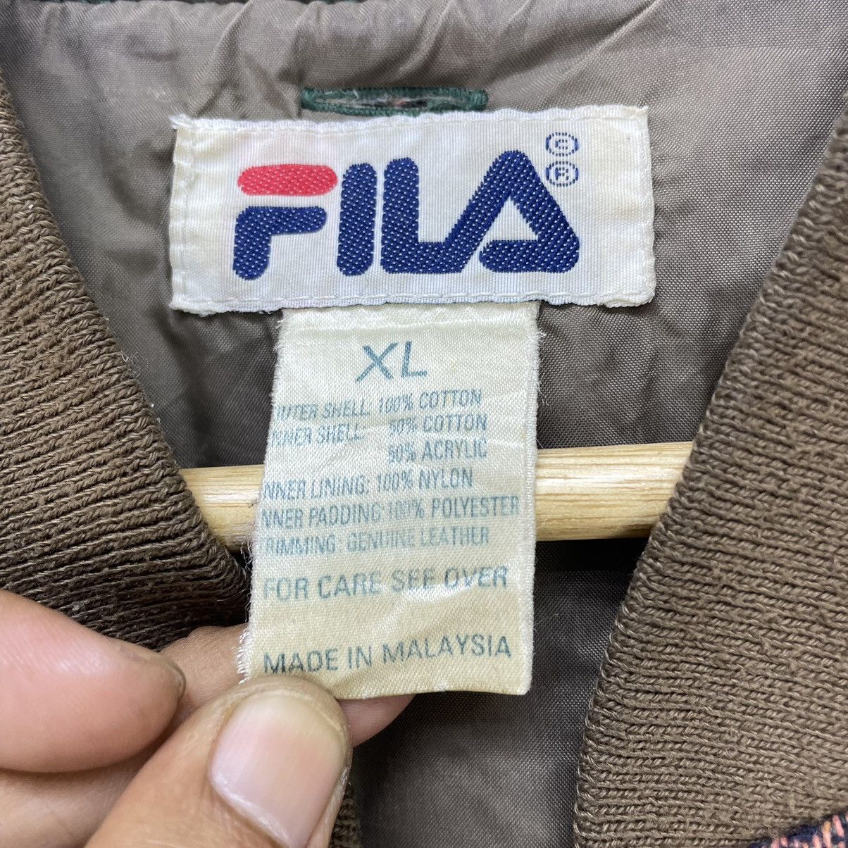 Fila × Vintage 💥Vintage 90s Fila Pachtwork Jacket Size US XL / EU 56 / 4 - 7 Thumbnail