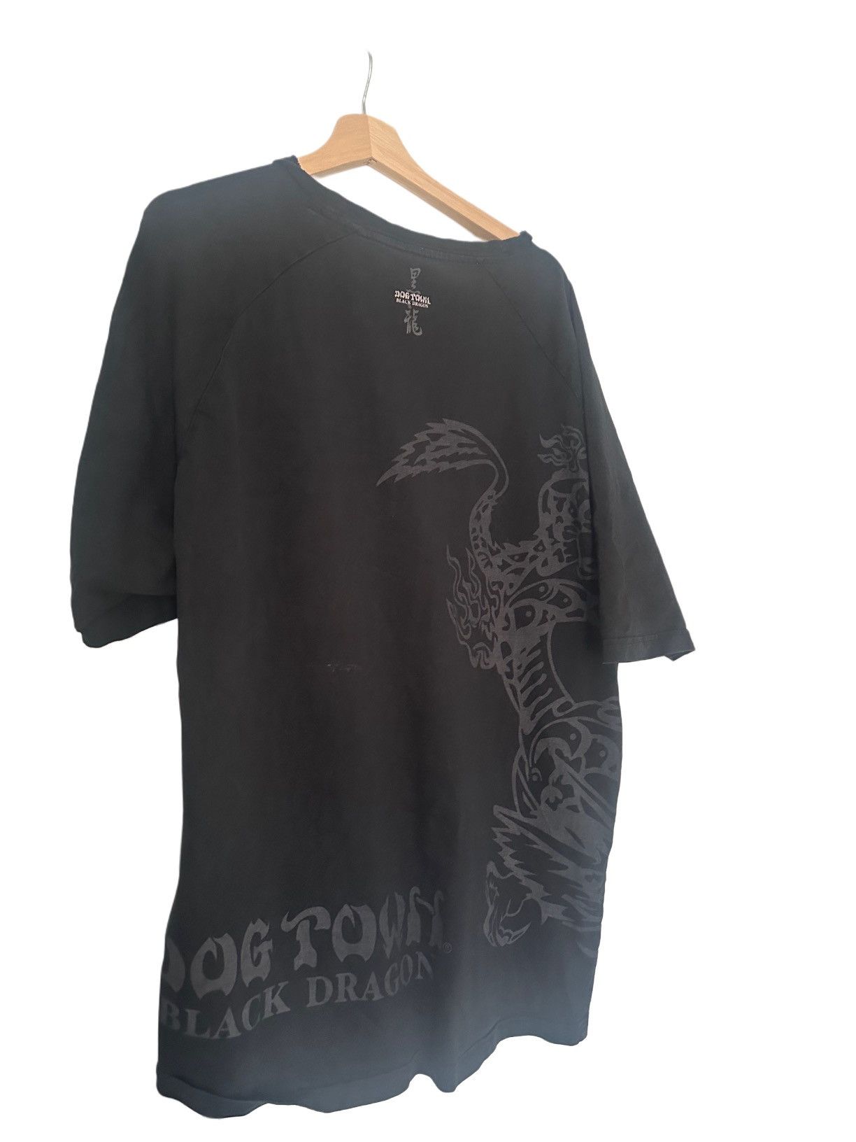 Dogtown × Japanese Brand × Vintage Vintage Rare Dog Town x Black Dragon Sukajan Short Sleeve Size US XL / EU 56 / 4 - 2 Thumbnail