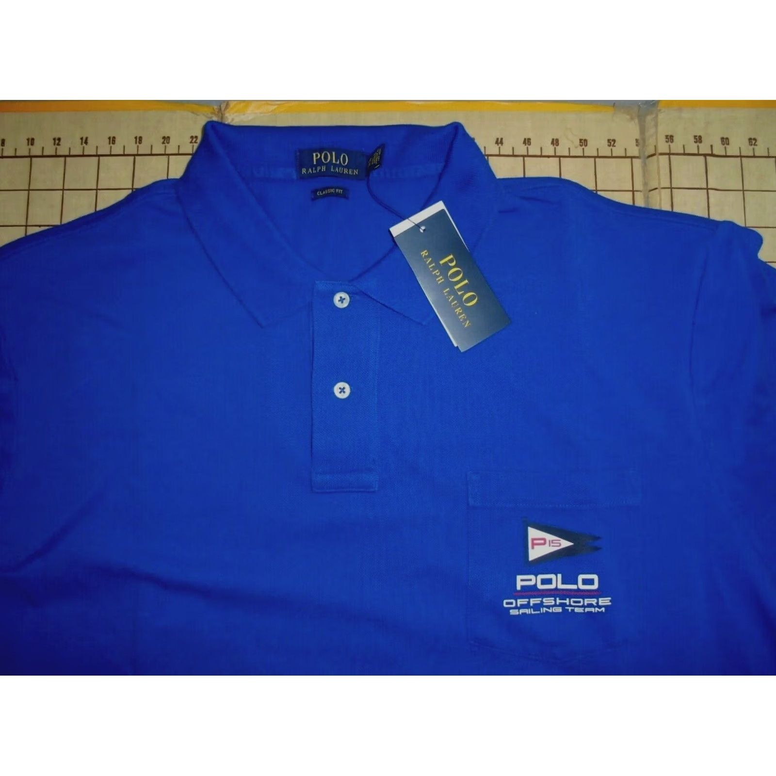 Ralph Lauren RALPH LAUREN Polo Shirt Mens Small Blue P15 OFFSHORE NWT Size US S / EU 44-46 / 1 - 2 Thumbnail
