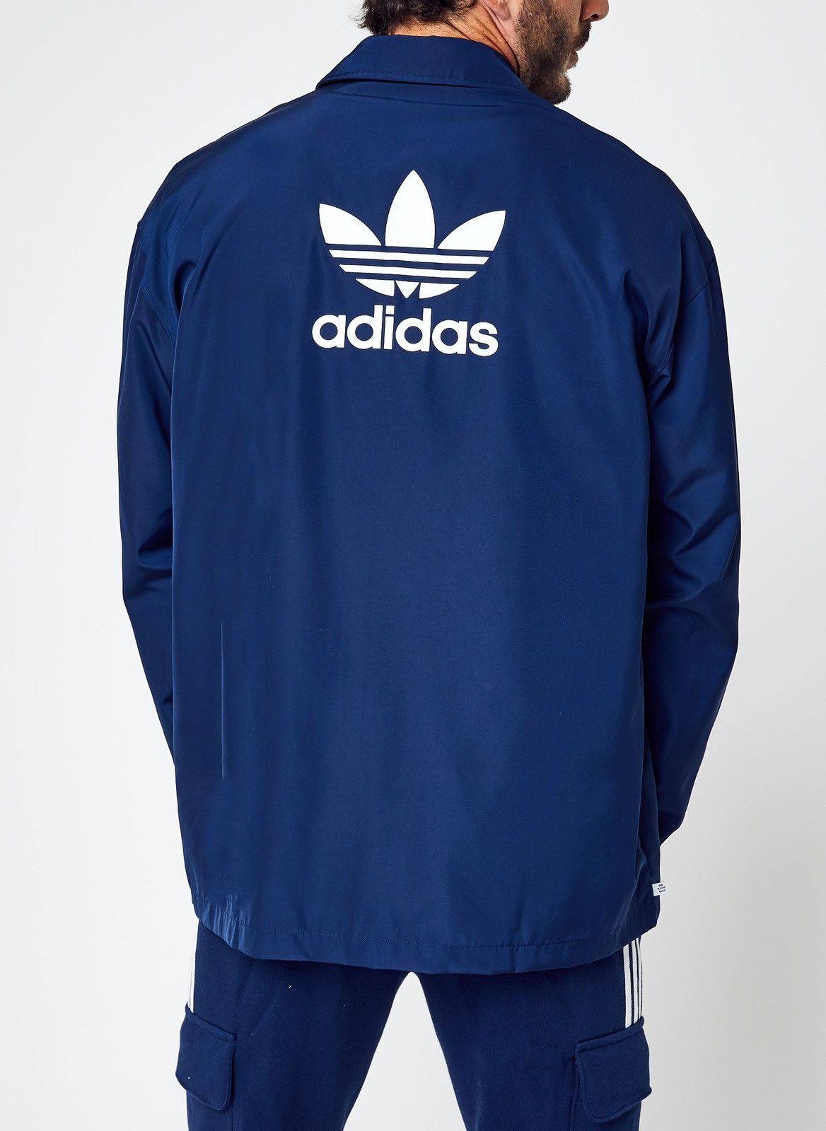 Adidas Vestes coupe-vents Veste - Coach Jacket homme bleu Size US XL / EU 56 / 4 - 1 Thumbnail