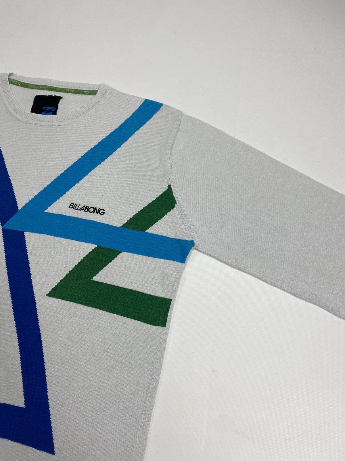 Billabong 🔥LASTDROP🔥 Y2K Billabong Triangles Thin Cotton Sweatshirt Size US M / EU 48-50 / 2 - 5 Thumbnail