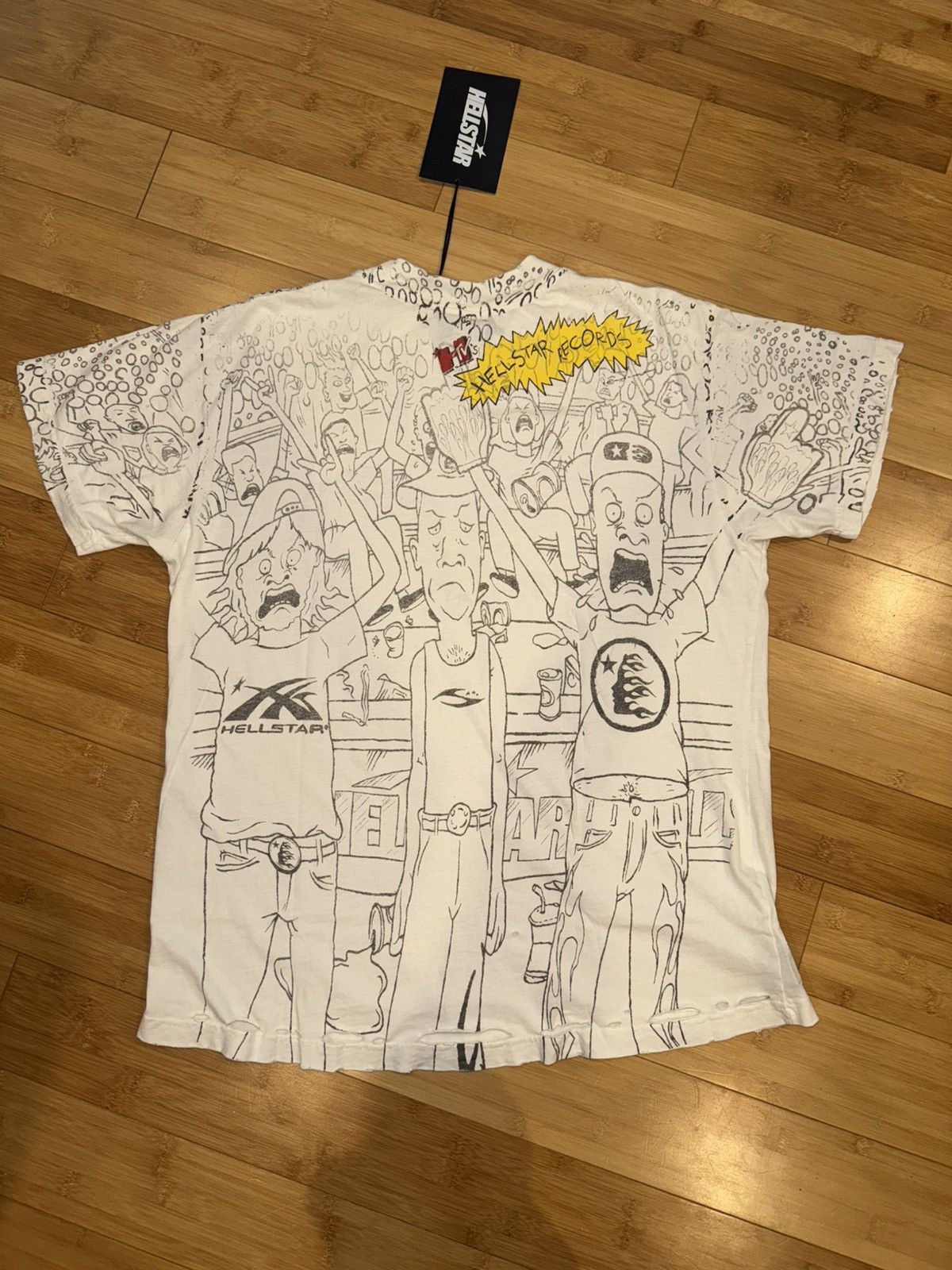 HELLSTAR Hellstar HTV Tee - Size Small 100% Authentic Size US S / EU 44-46 / 1 - 5 Thumbnail
