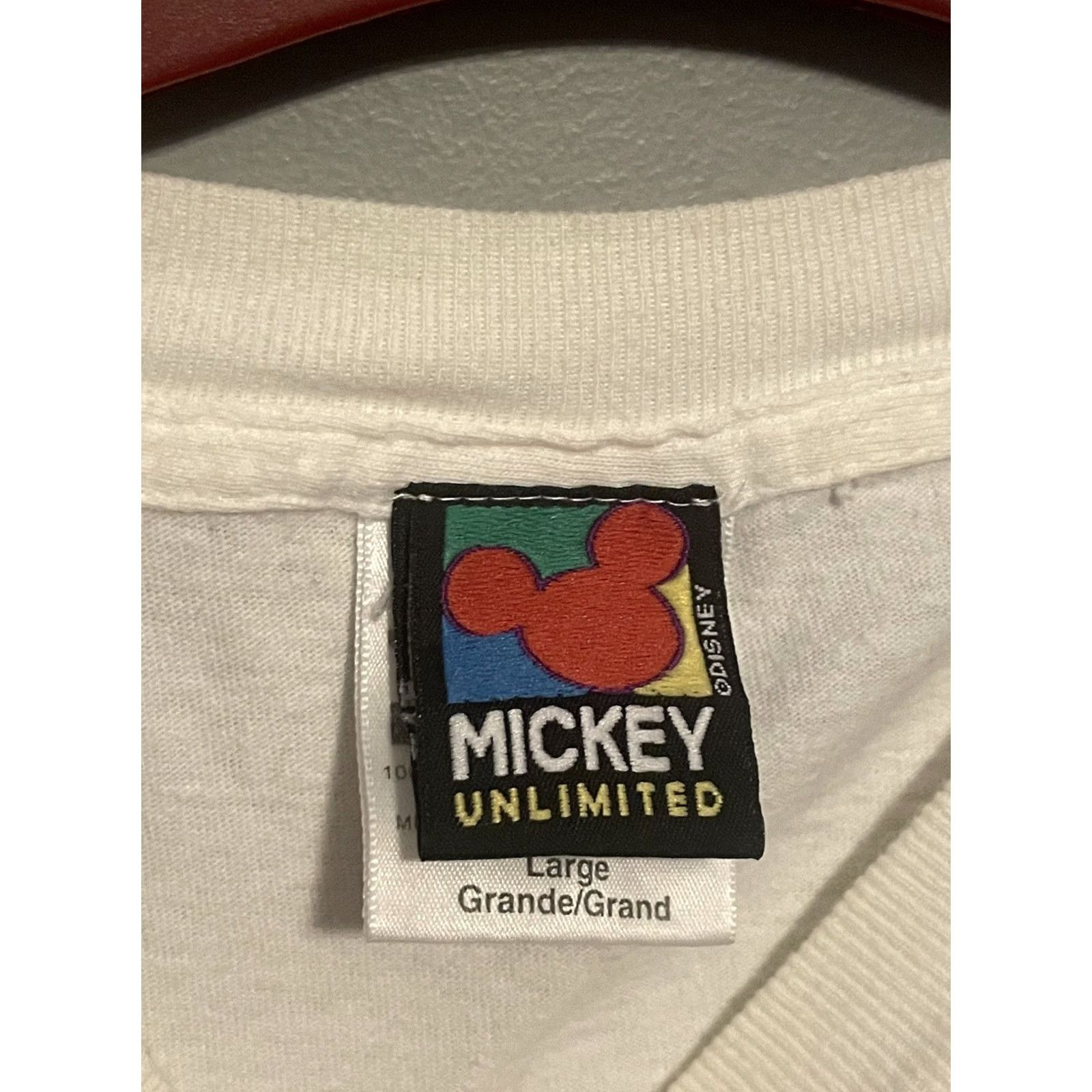 Mickey Unlimited VINTAGE Mickey Unlimited T-Shirt Men L White Cotton Short Sleeve Crew Neck 2000 Disney Cartoon Logo Tee Mens Size US L / EU 52-54 / 3 - 4 Thumbnail