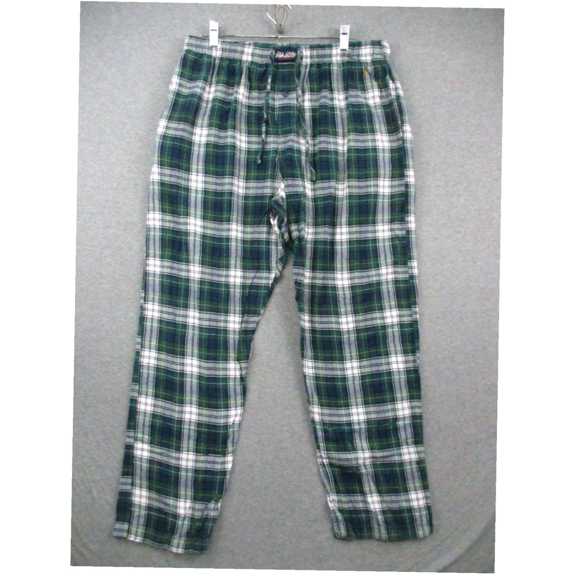 Mens polo flannel pajama pants on sale