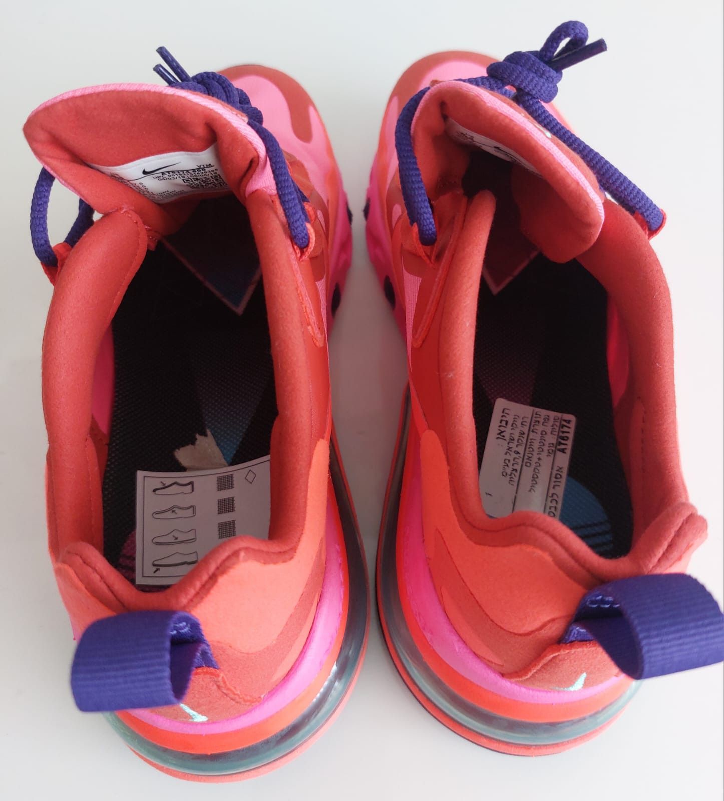 Nike Nike Air Max 270 React Mystic Red Size US 6.5 / IT 36.5 - 4 Thumbnail