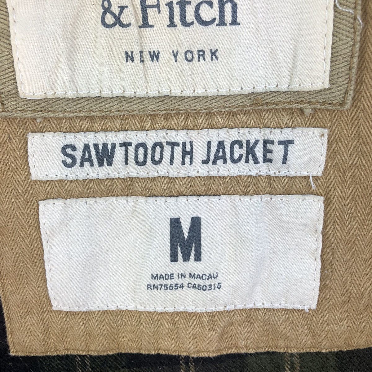 Abercrombie & Fitch Vintage 2000s A&F Zipper Saw Tooth Work Jacket - Faded Size US M / EU 48-50 / 2 - 23 Thumbnail