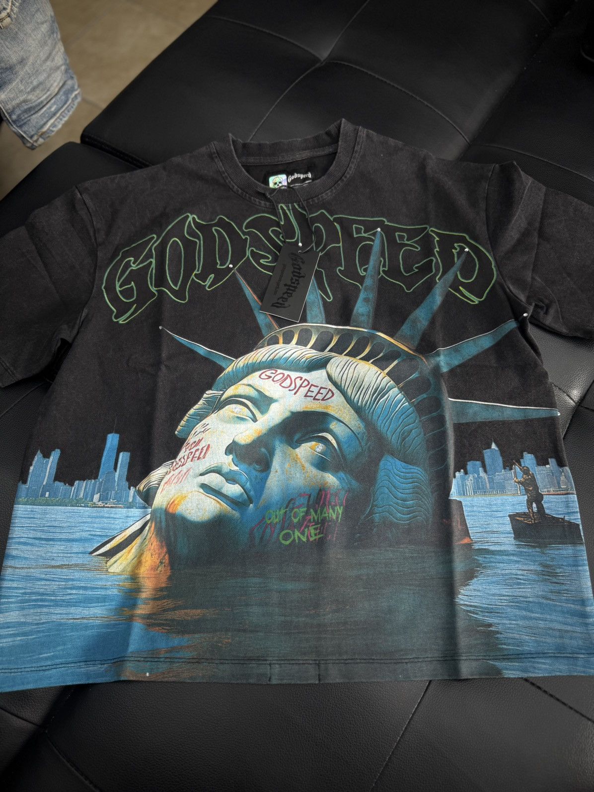 Godspeed Godspeed Stone Bling Tee Shirt Size XS (NEW) Size US XS / EU 42 / 0 - 5 Thumbnail