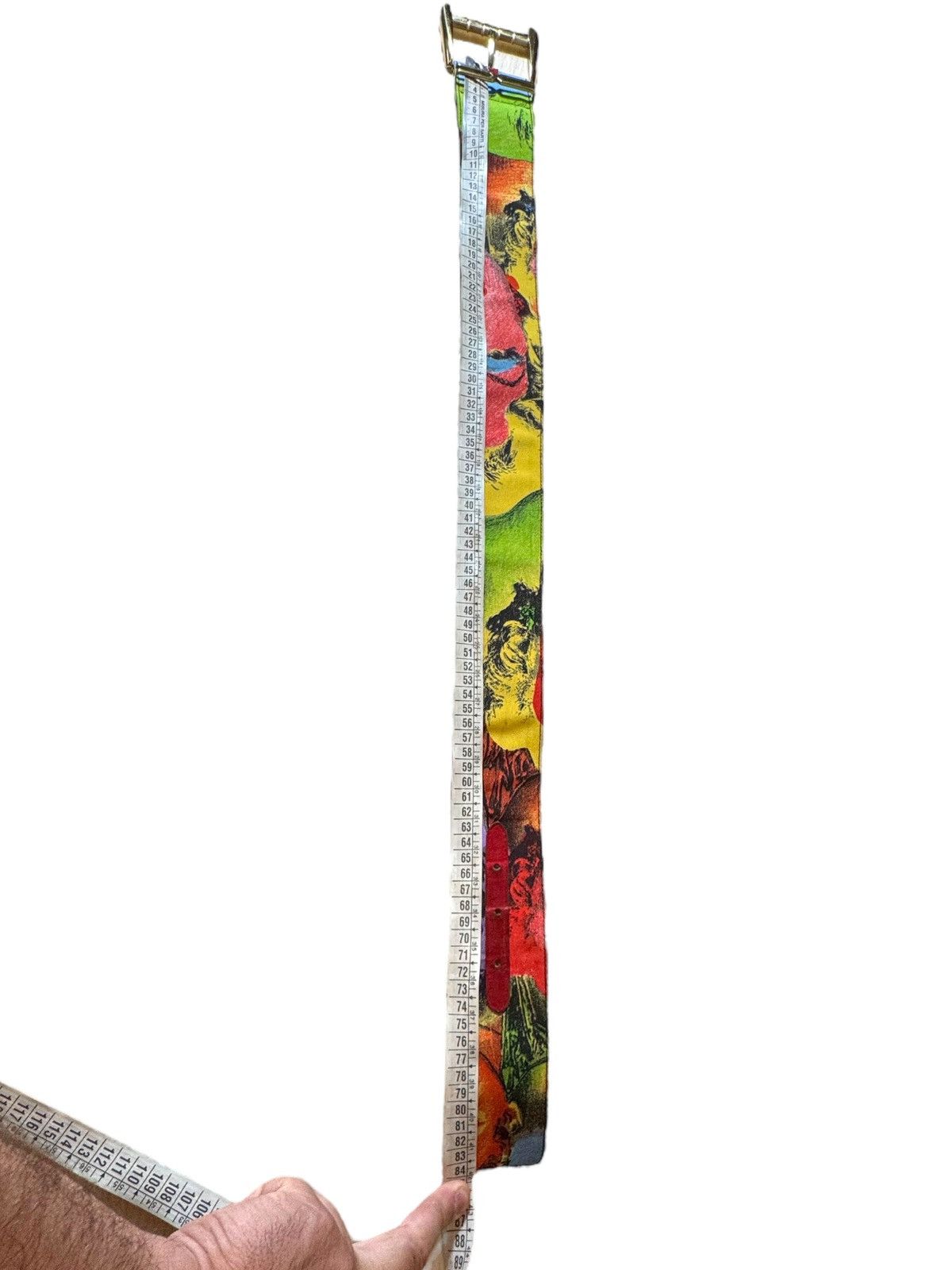 Versace Vintage Gianni Versace Pop Art Belt –M. Monroe & James Dean Size ONE SIZE - 13 Thumbnail