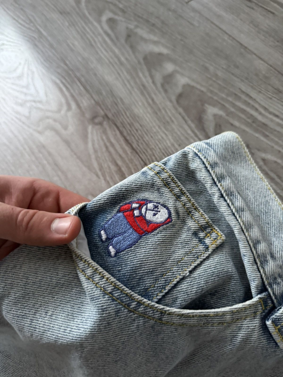 Polar Skate Co. Polar SkateBoard BigBoy Mens Unisex Buggy Jeans Size US 32 / EU 48 - 17 Thumbnail