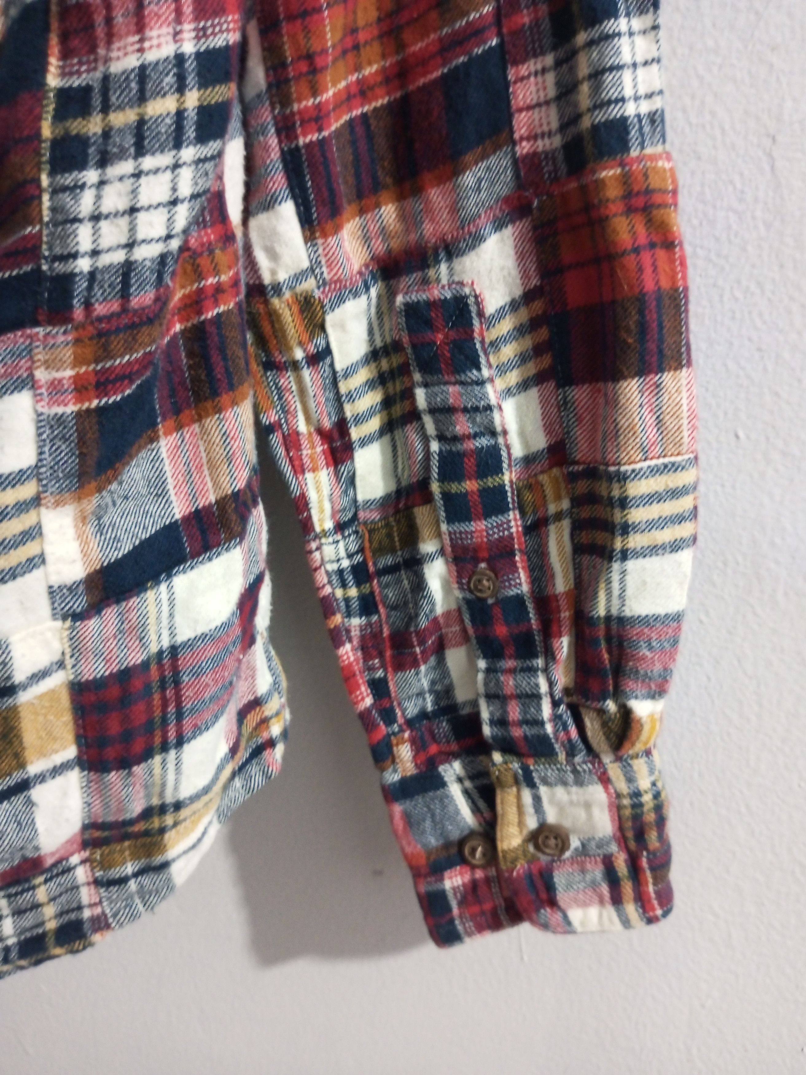Eddie Bauer Vintage eddie bauer patch work long sleeve button up Size US S / EU 44-46 / 1 - 8 Thumbnail