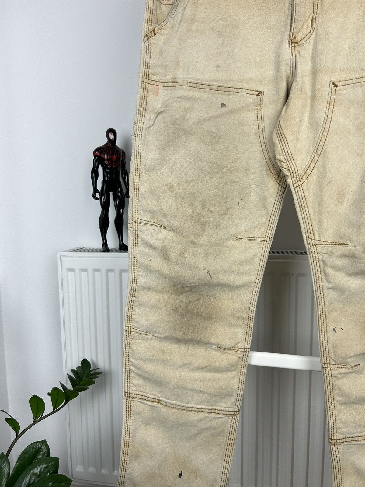 Carhartt × Vintage Crazy sun faded distressed carhartt double knee denim Size US 32 / EU 48 - 3 Thumbnail