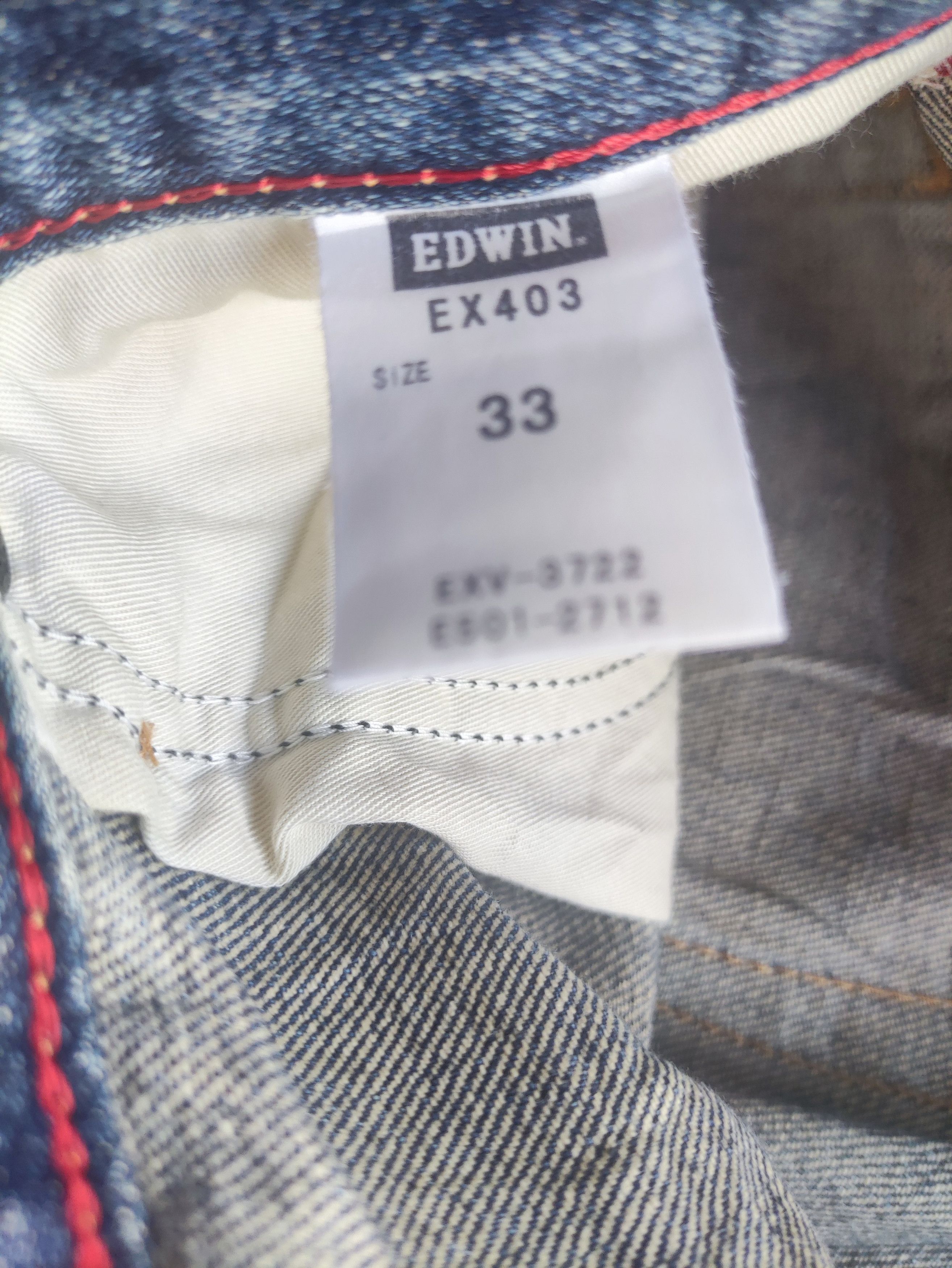 Edwin Vintage Edwin Distressed Faded Denim Pants Size US 35 - 7 Thumbnail