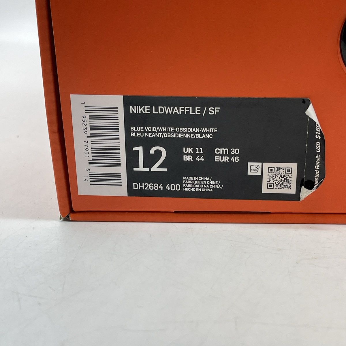 Nike Fragment design x sacia x LDV waffle blackened blue Size US 12 / EU 45 - 9 Thumbnail