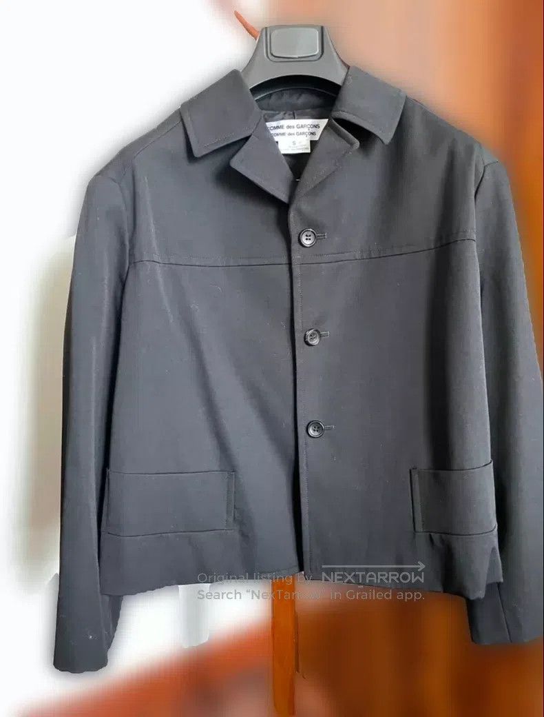 Comme des Garcons Comme Des Garcons Black wool oversized blazer Size S / US 4 / IT 40 - 6 Thumbnail
