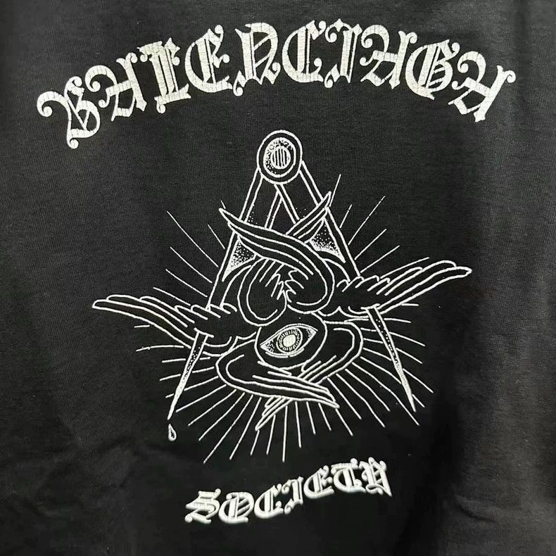 Balenciaga Balenciaga Distressed Deviled Eye Short Sleeve OS XS Size US XS / EU 42 / 0 - 3 Thumbnail