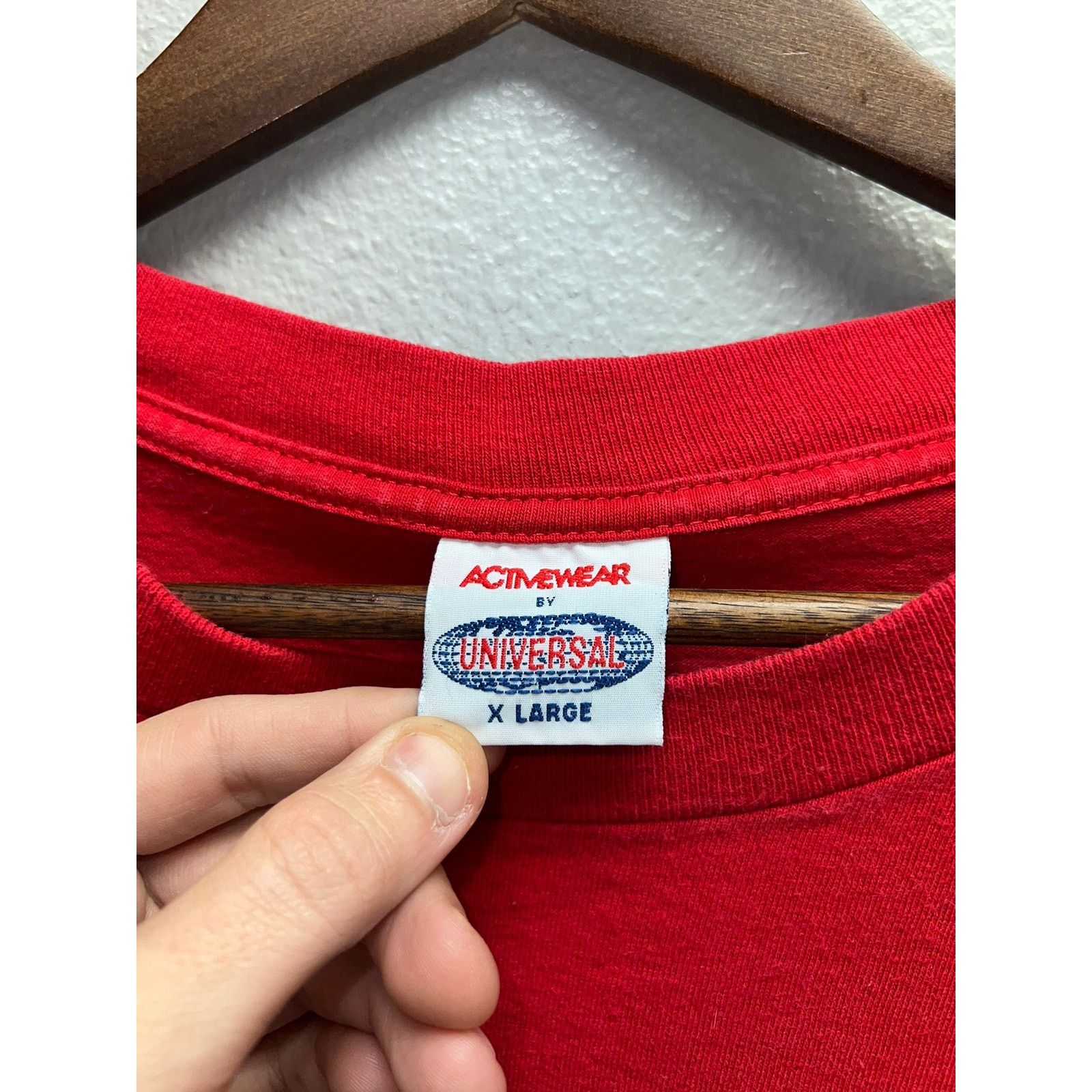 Vintage 1996 Vintage Christmas Tree Star Family Red Shirt 90s VTG XL Size US XL / EU 56 / 4 - 6 Thumbnail