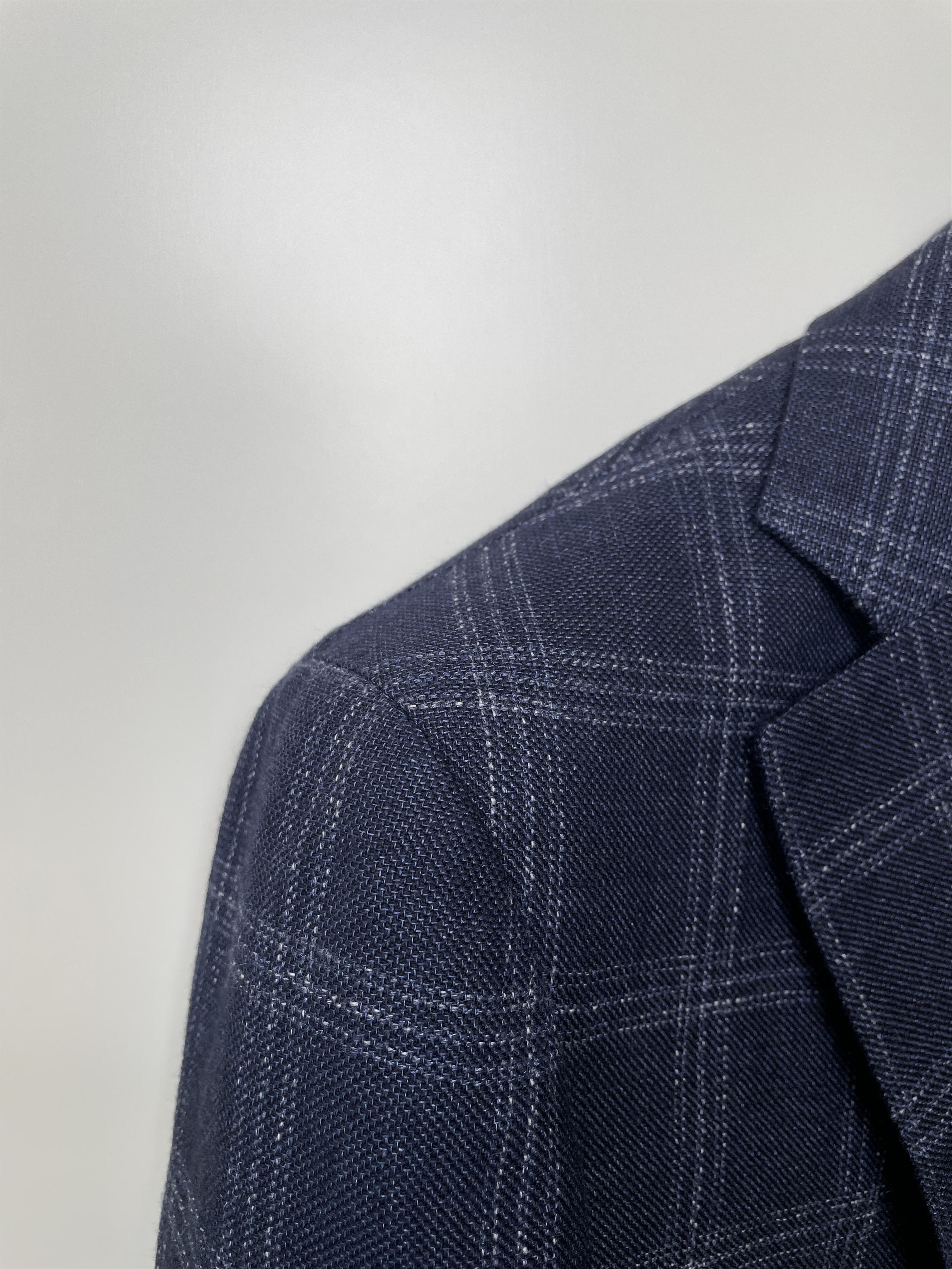 Suitsupply NWT Suitsupply mid blue checked summer jacket, size 38R\EU48 Size 38R - 2 Thumbnail