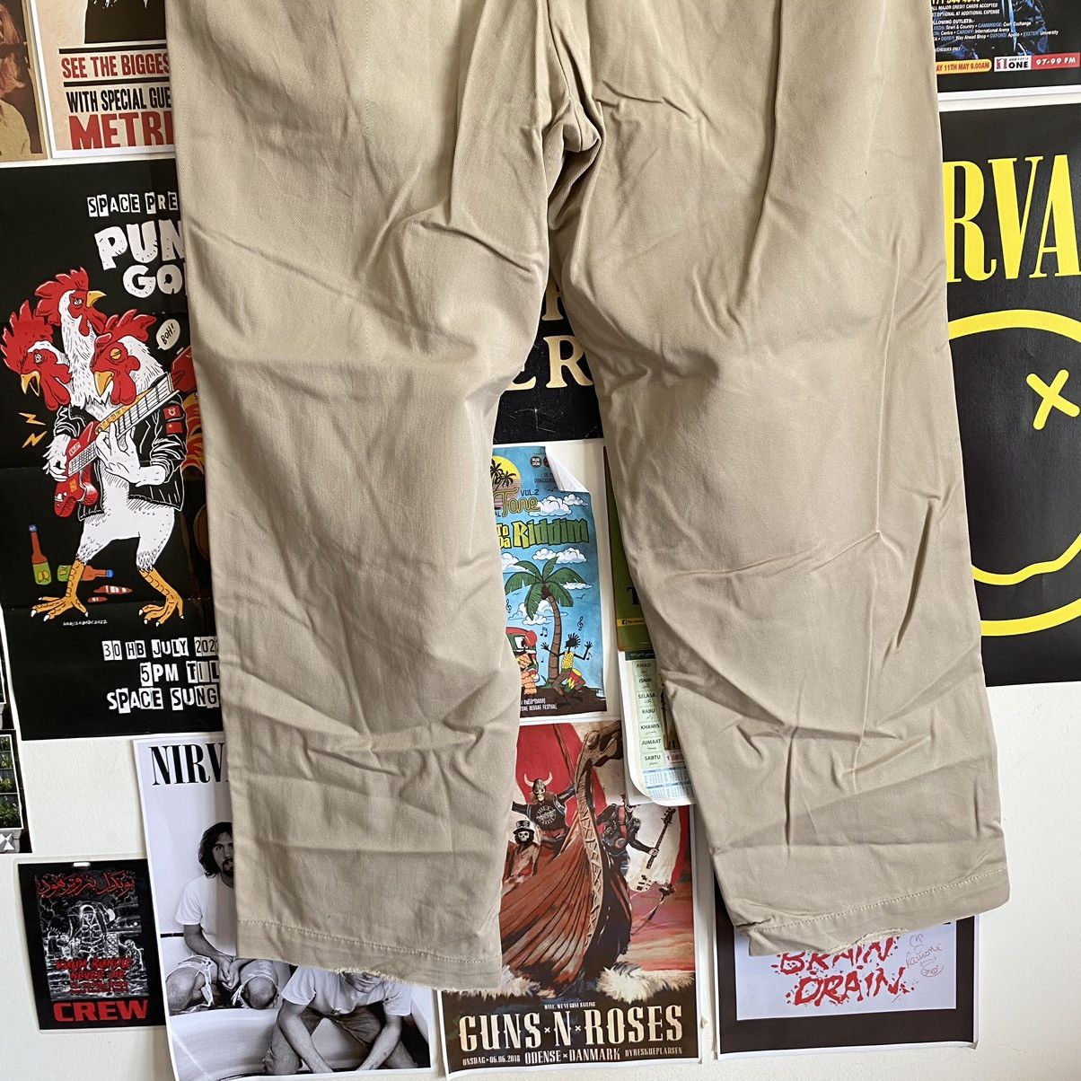 Uniqlo Vintage Uniqlo Baggy Chinos Pants Size US 35 - 6 Thumbnail