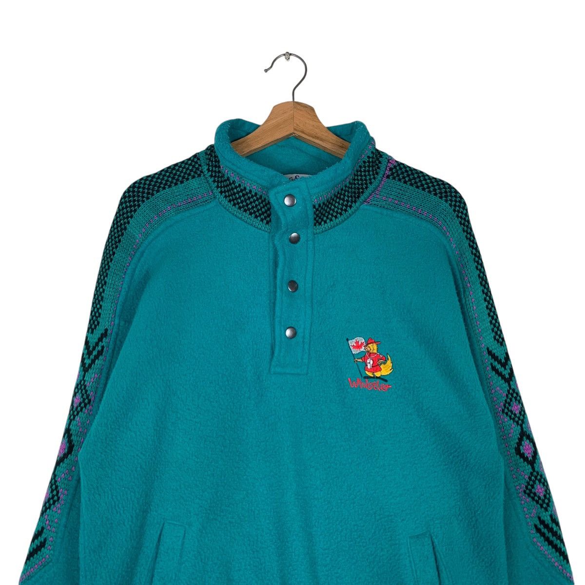 Berg & Berg Berg & Berg Whistler Canada Half Button Fleece #1410-C64 Size US S / EU 44-46 / 1 - 2 Thumbnail