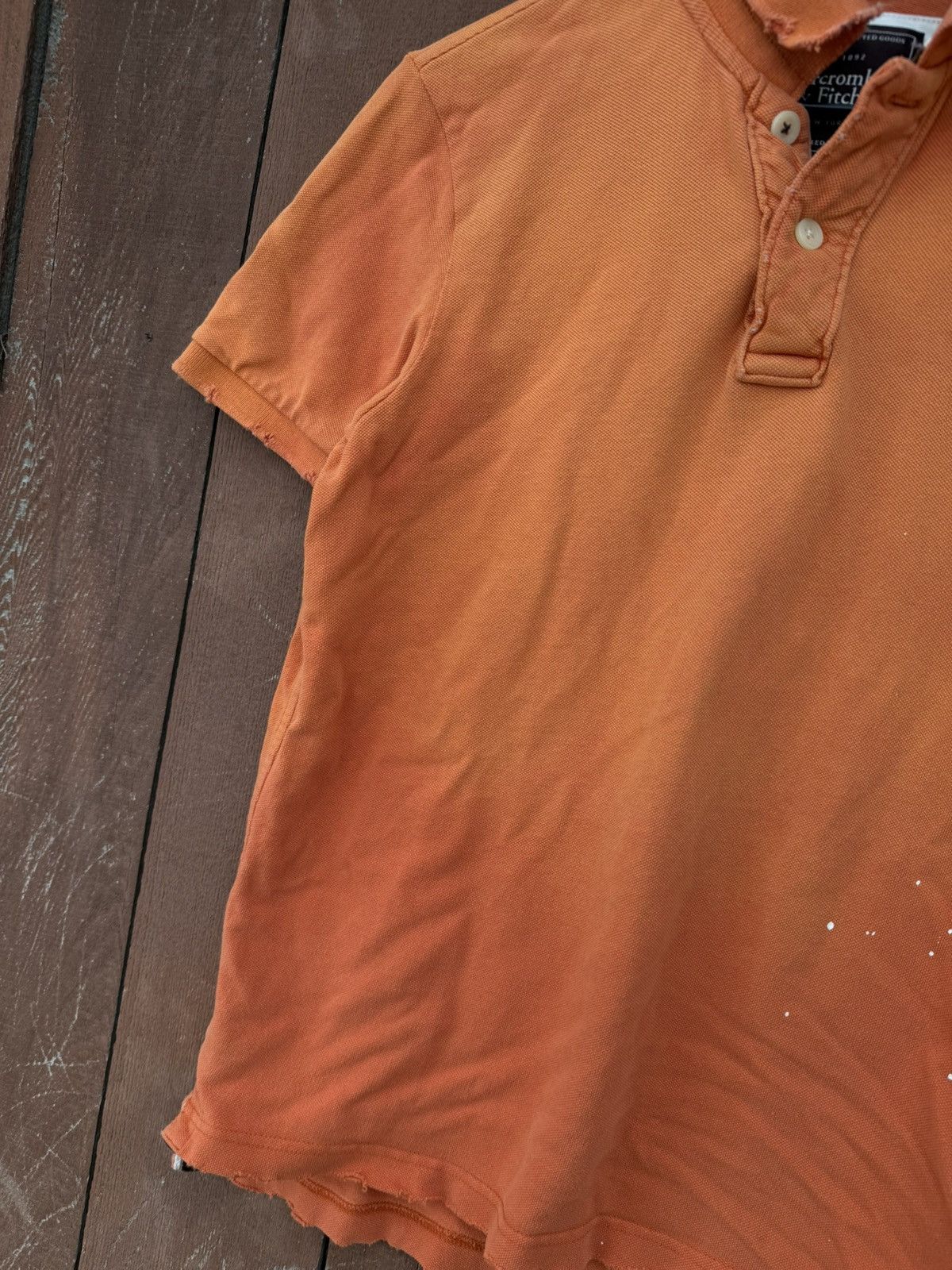 Abercrombie & Fitch Vintage Y2K Abercrombie & Fitch distressed faded polo Size US S / EU 44-46 / 1 - 3 Thumbnail