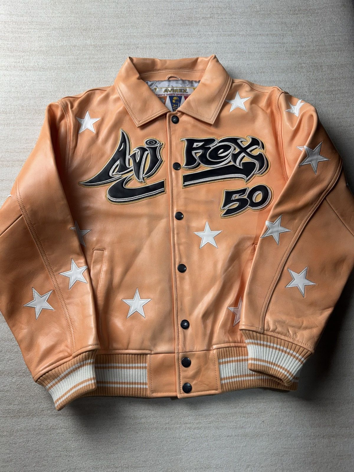 Avirex × HELLSTAR 50 years anniversary leather jacket Size US L / EU 52-54 / 3 - 1 Thumbnail
