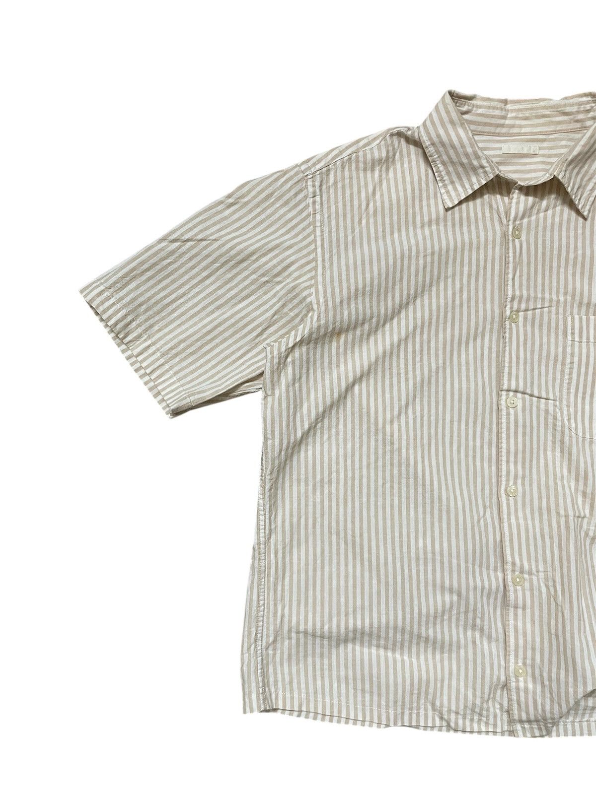 GU gu striped shortsleeve shirt Size US L / EU 52-54 / 3 - 3 Thumbnail