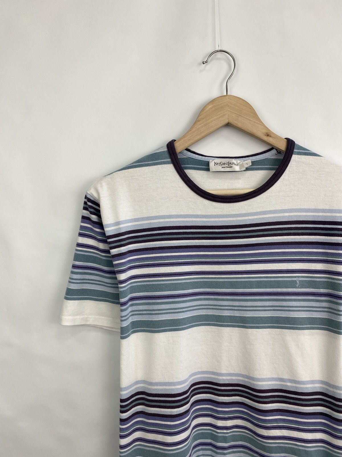 Vintage × Yves Saint Laurent Vintage 90s Yves Saint Laurent YSL t-shirt rare retro Y2K Size US L / EU 52-54 / 3 - 2 Thumbnail
