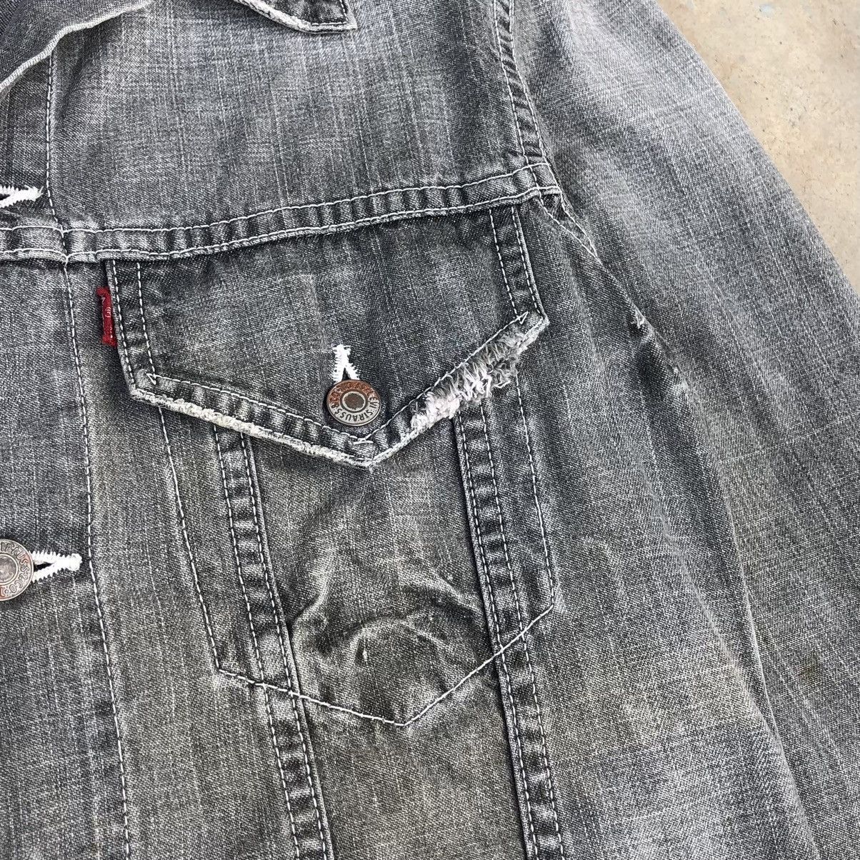Levi's Vintage Clothing Vintage Levis redloop Distressed Denim Trucker Jacket Size US M / EU 48-50 / 2 - 4 Thumbnail