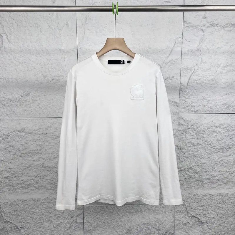 Versace Versace White Cotton Long Sleeve T-Shirt 0089 Size XS / US 0-2 / IT 36-38 - 1 Thumbnail