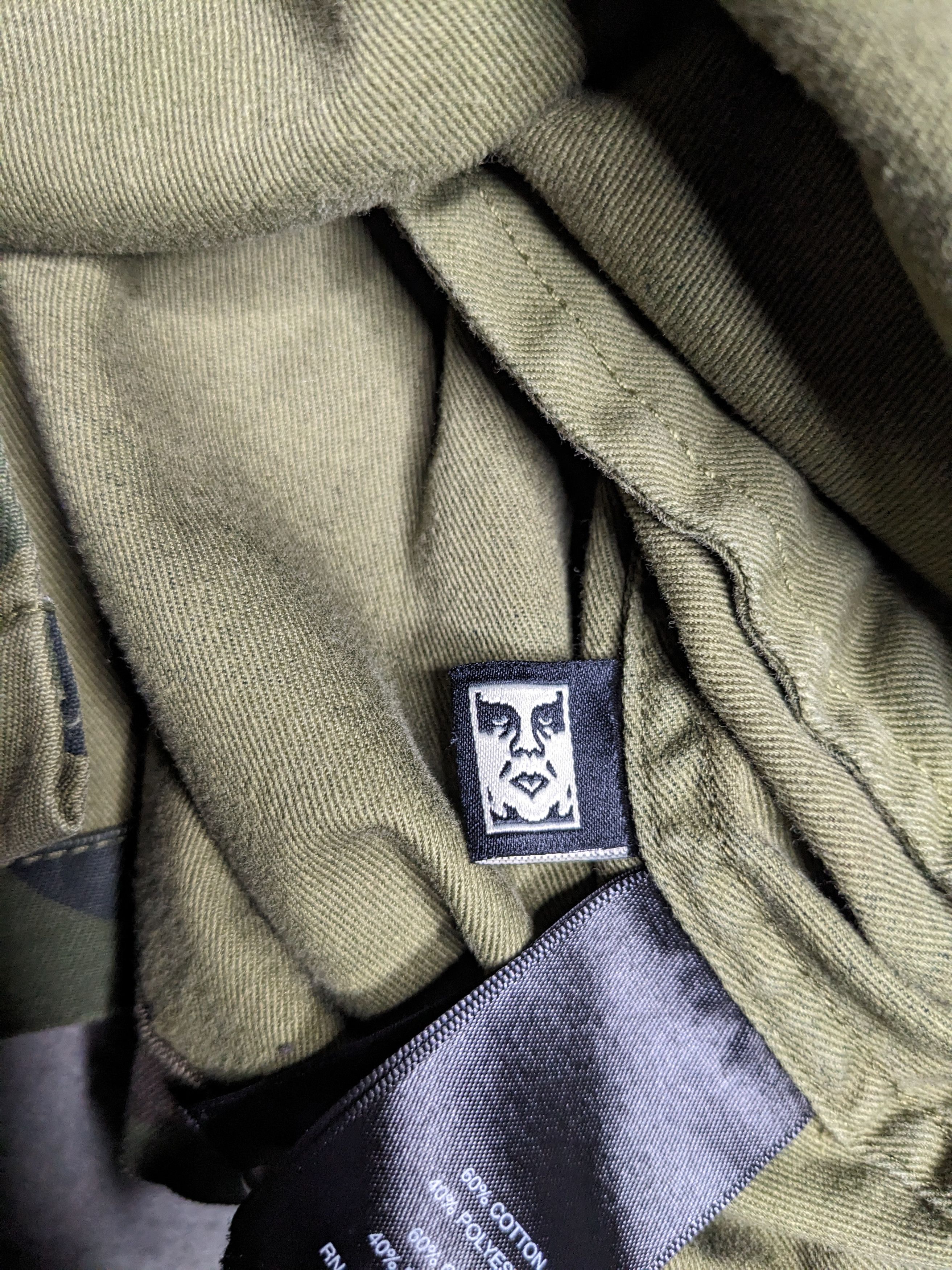 Obey Obey Woodland Camo Field Jacket Mens Small Military Shirt Size US S / EU 44-46 / 1 - 9 Thumbnail