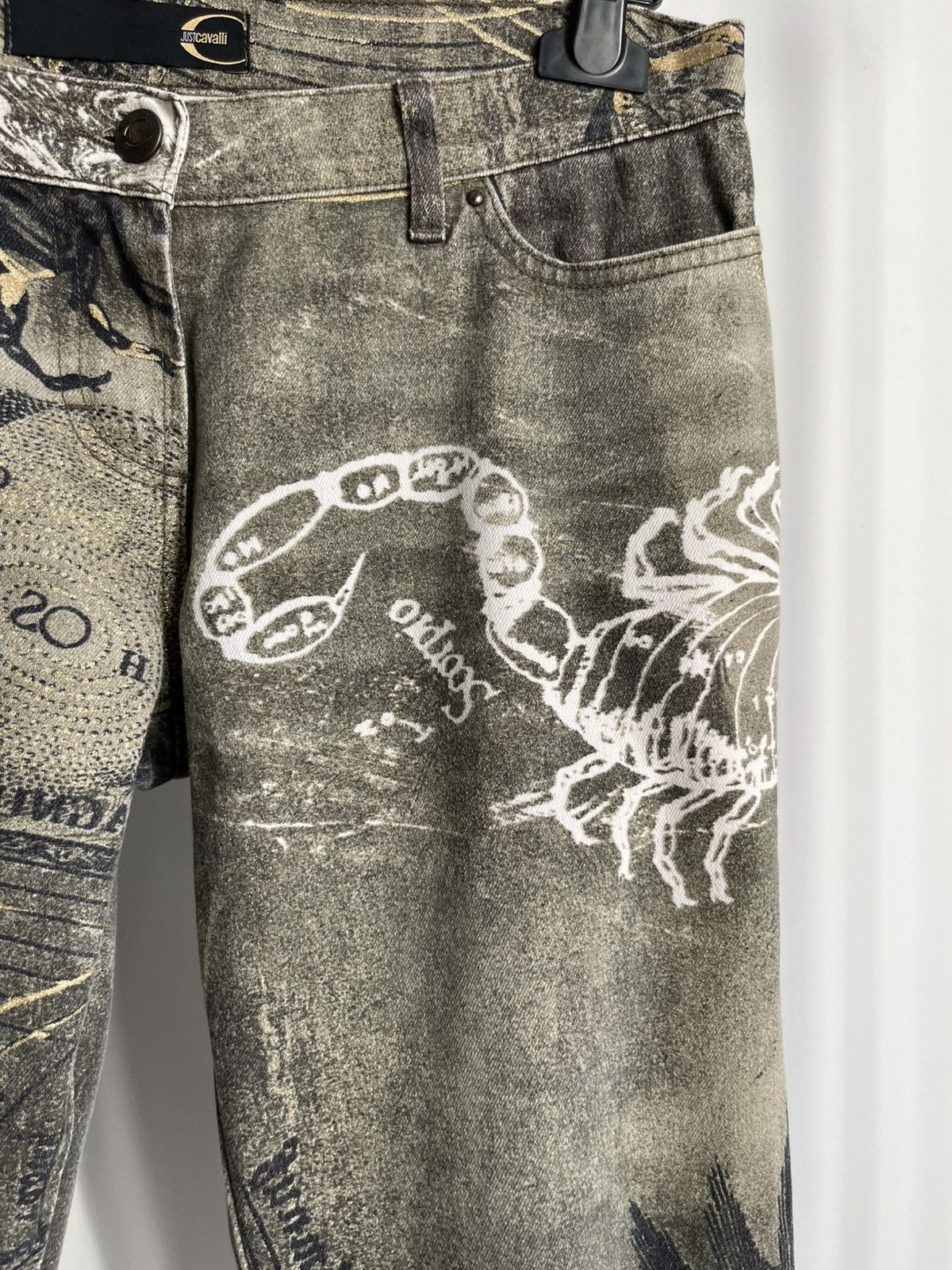 Roberto Cavalli Iconic archive Roberto Cavalli AW03 Astrology low rise jeans Size US 30 / EU 46 - 6 Thumbnail