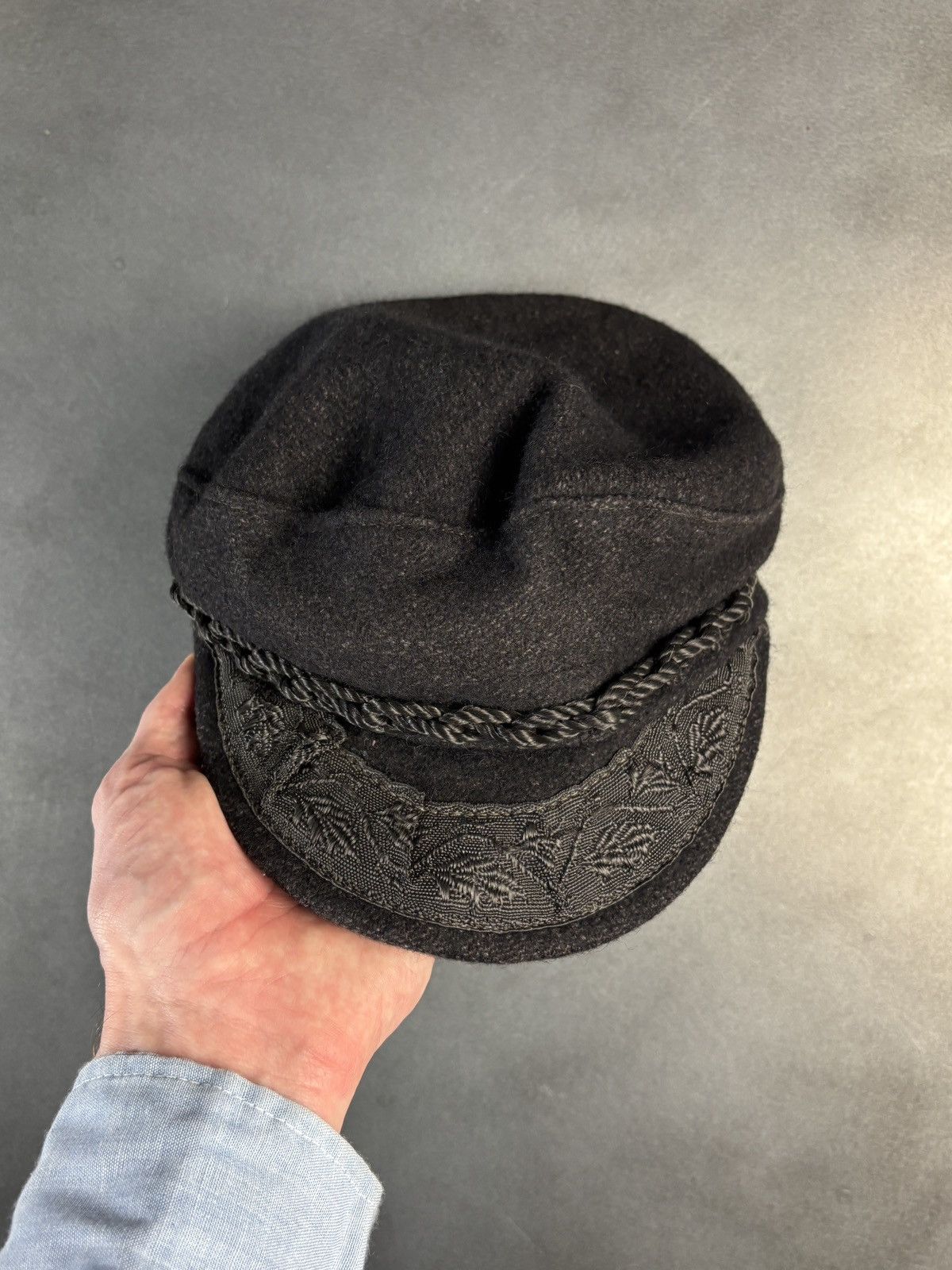 Vintage Vintage Greek Fisherman Cap Vintage Wool Hat Small Greece Size ONE SIZE - 3 Thumbnail