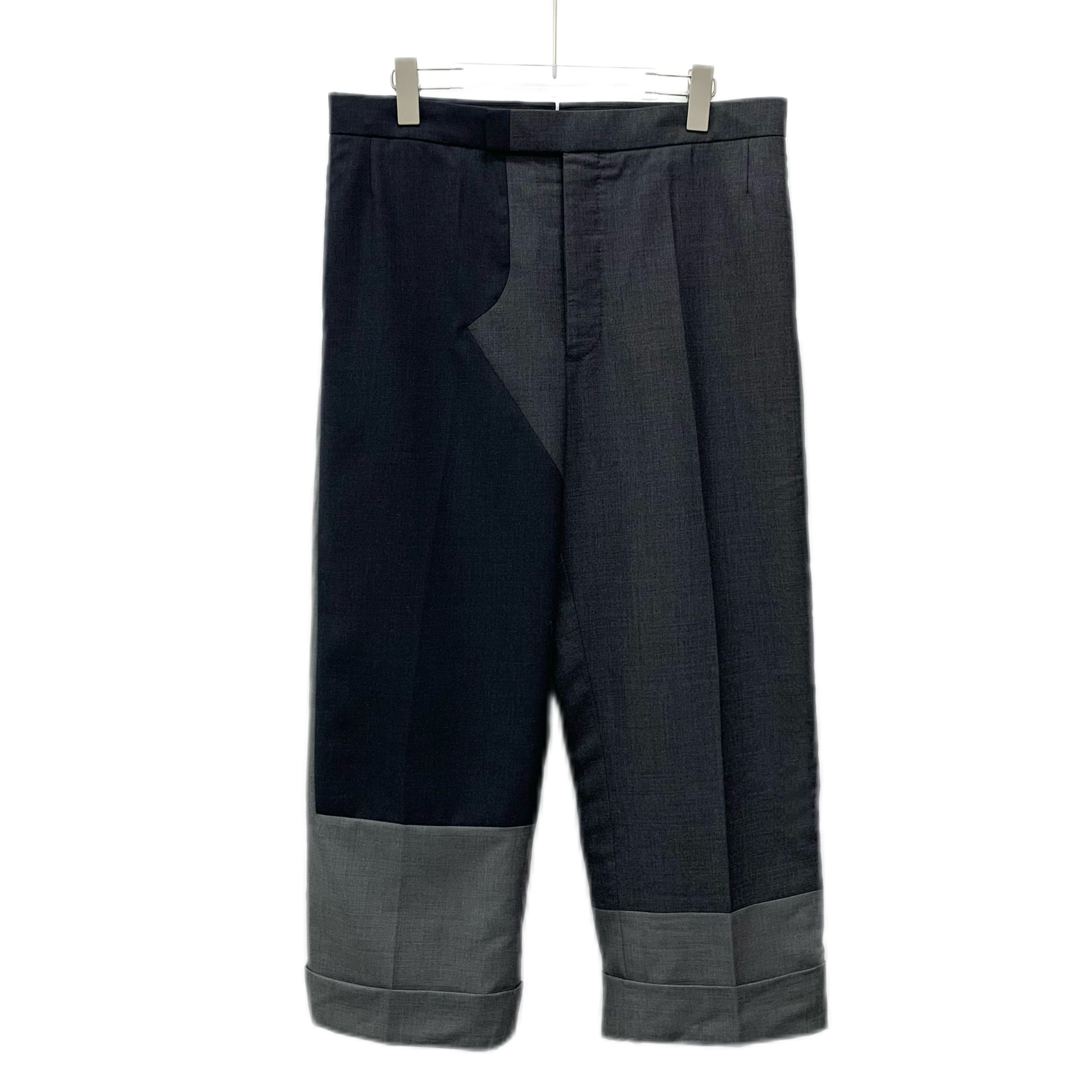 Thom Browne Thom Browne Pants – Colorblock Wide-Leg Pants (Size L) Size US 34 / EU 50 - 1 Thumbnail