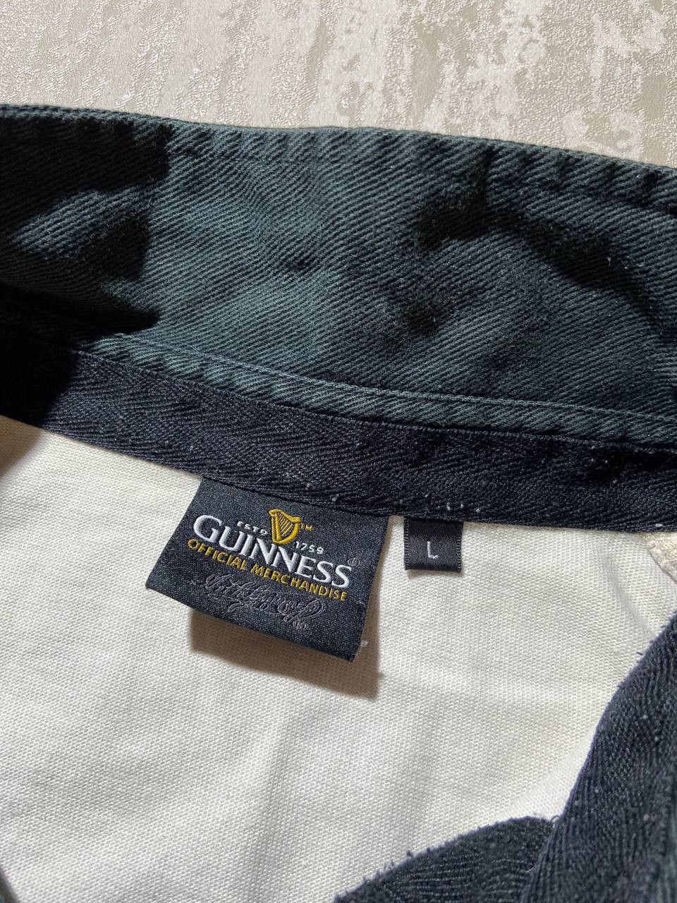 Vintage Vintage Cotton Traders Rugby Shirt Six Nations Guiness sz. L Size US L / EU 52-54 / 3 - 13 Thumbnail