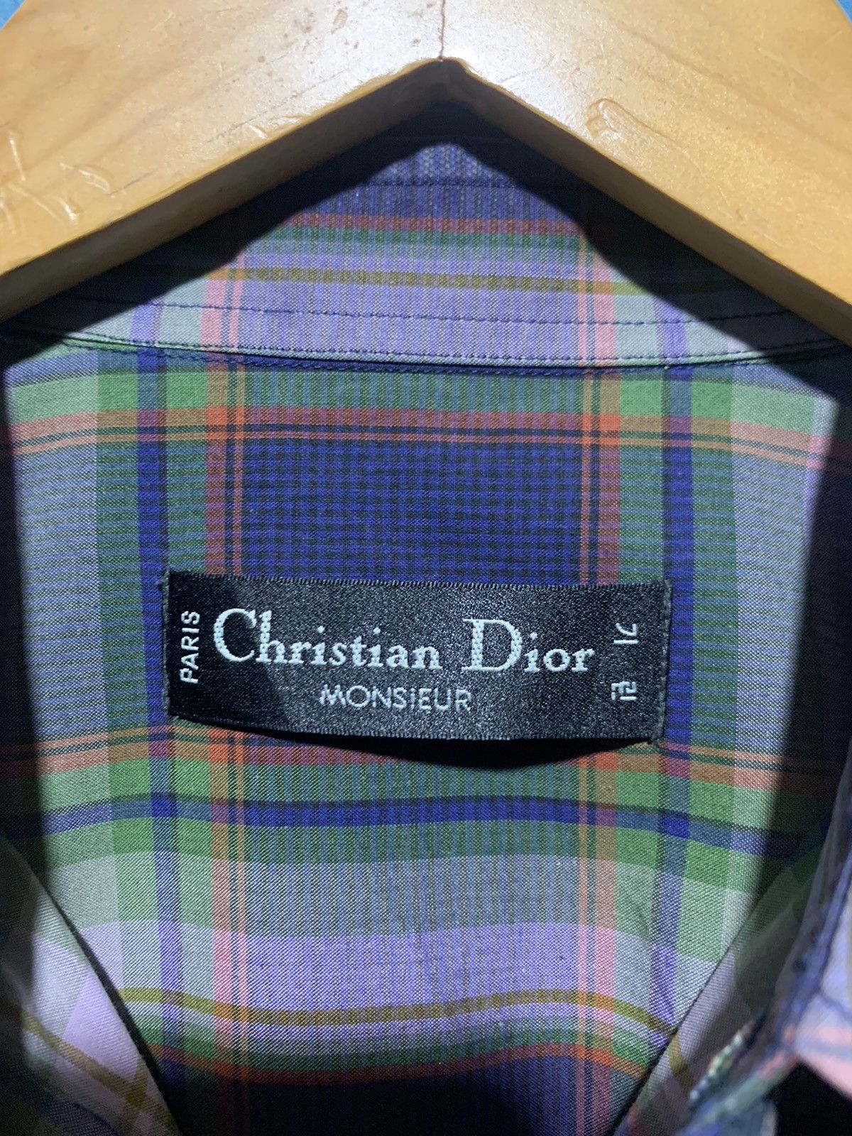 Dior Vintage christian dior monsieur tartan plaid shirt dior Size US L / EU 52-54 / 3 - 13 Thumbnail