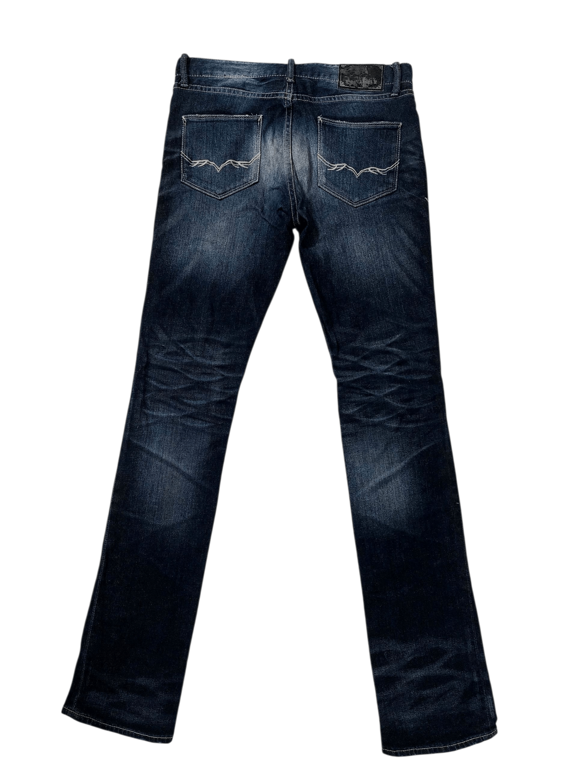 GOSTAR DE FUGA FUGA Spiral Distressed Denim Size US 31 - 2 Thumbnail