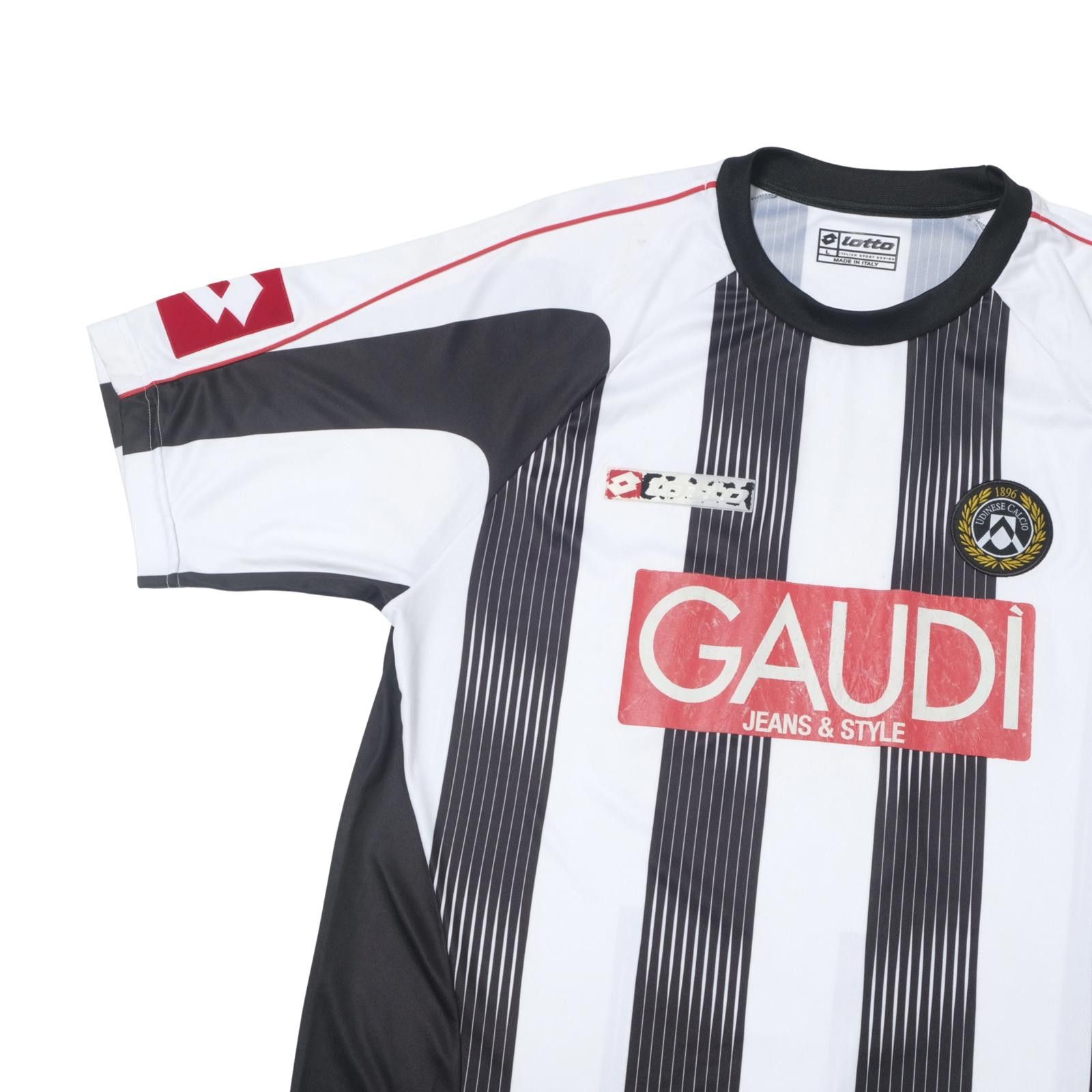 Lotto Sport 2007/08 Udinese Home Shirt Lotto (L/XL) Size US L / EU 52-54 / 3 - 3 Thumbnail