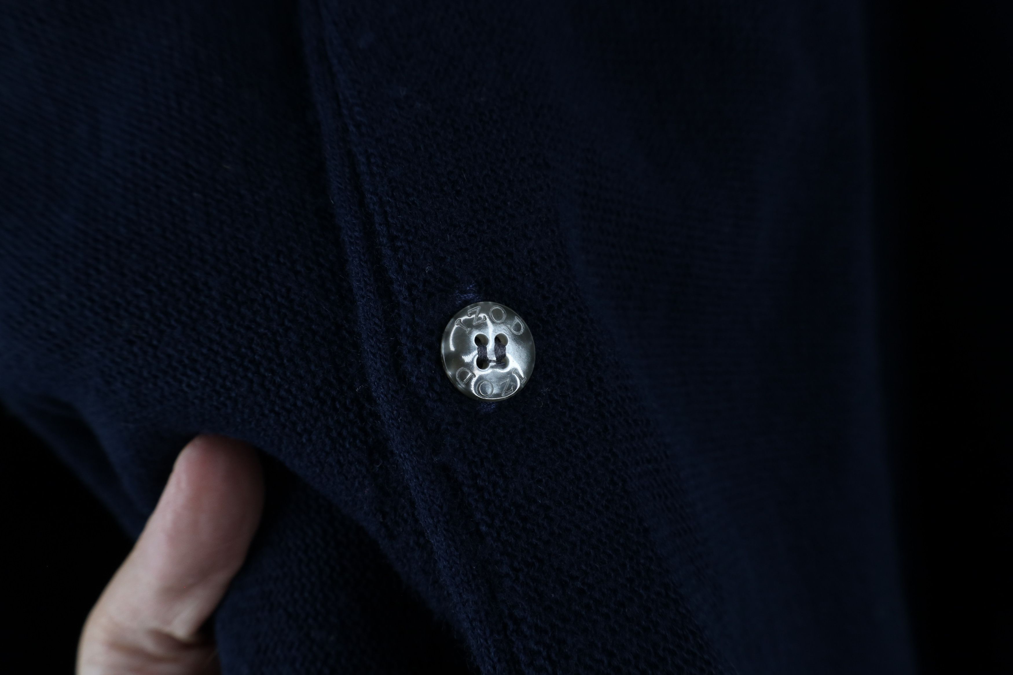 Izod × Vintage Vintage 90s Izod Out Crest Knit Cardigan Sweater Blue USA Size US XXL / EU 58 / 5 - 5 Thumbnail