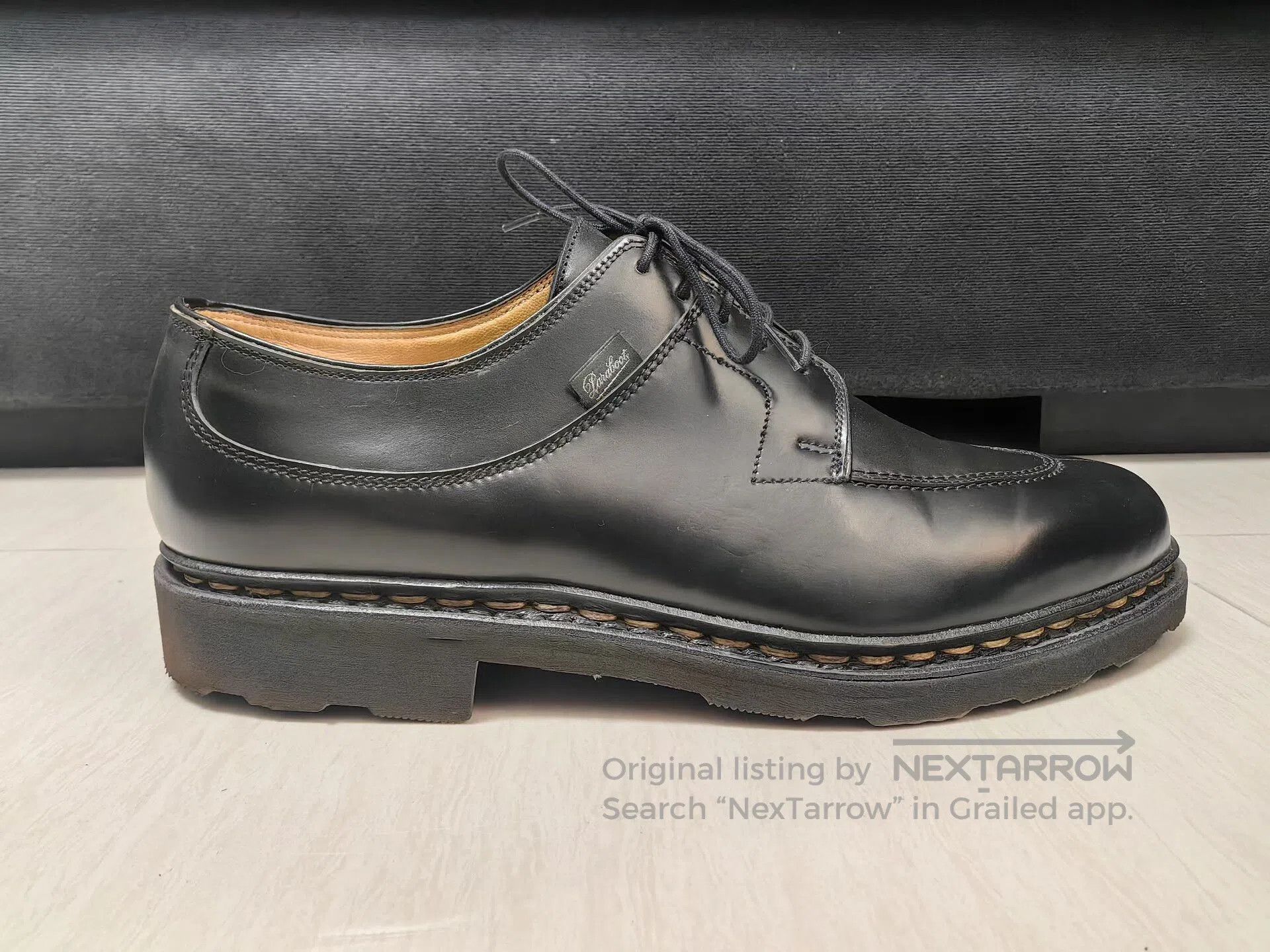 Paraboot Paraboot Avignon Black Leather Shoes. Size US 11 / EU 44 - 5 Thumbnail